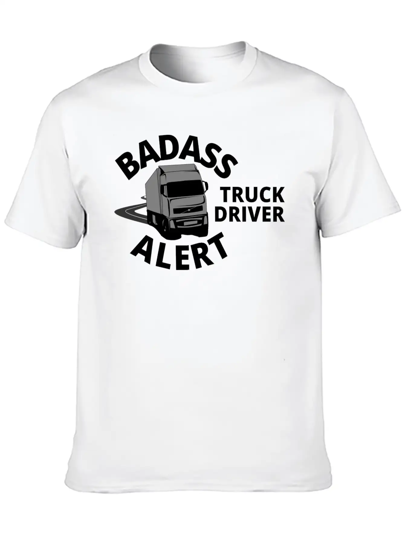 Truck Driver Casual Graphic T-Shirt – Simple And Comfortable Daily Wear