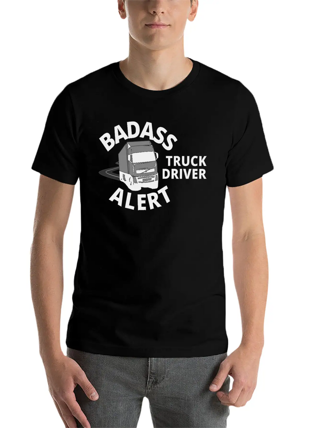 Truck Driver Casual Graphic T-Shirt – Simple And Comfortable Daily Wear