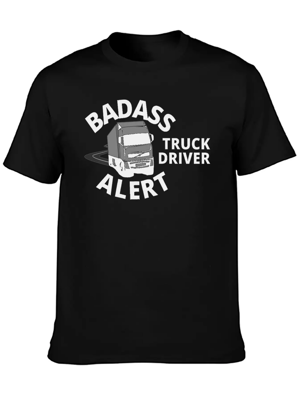 Truck Driver Casual Graphic T-Shirt – Simple And Comfortable Daily Wear