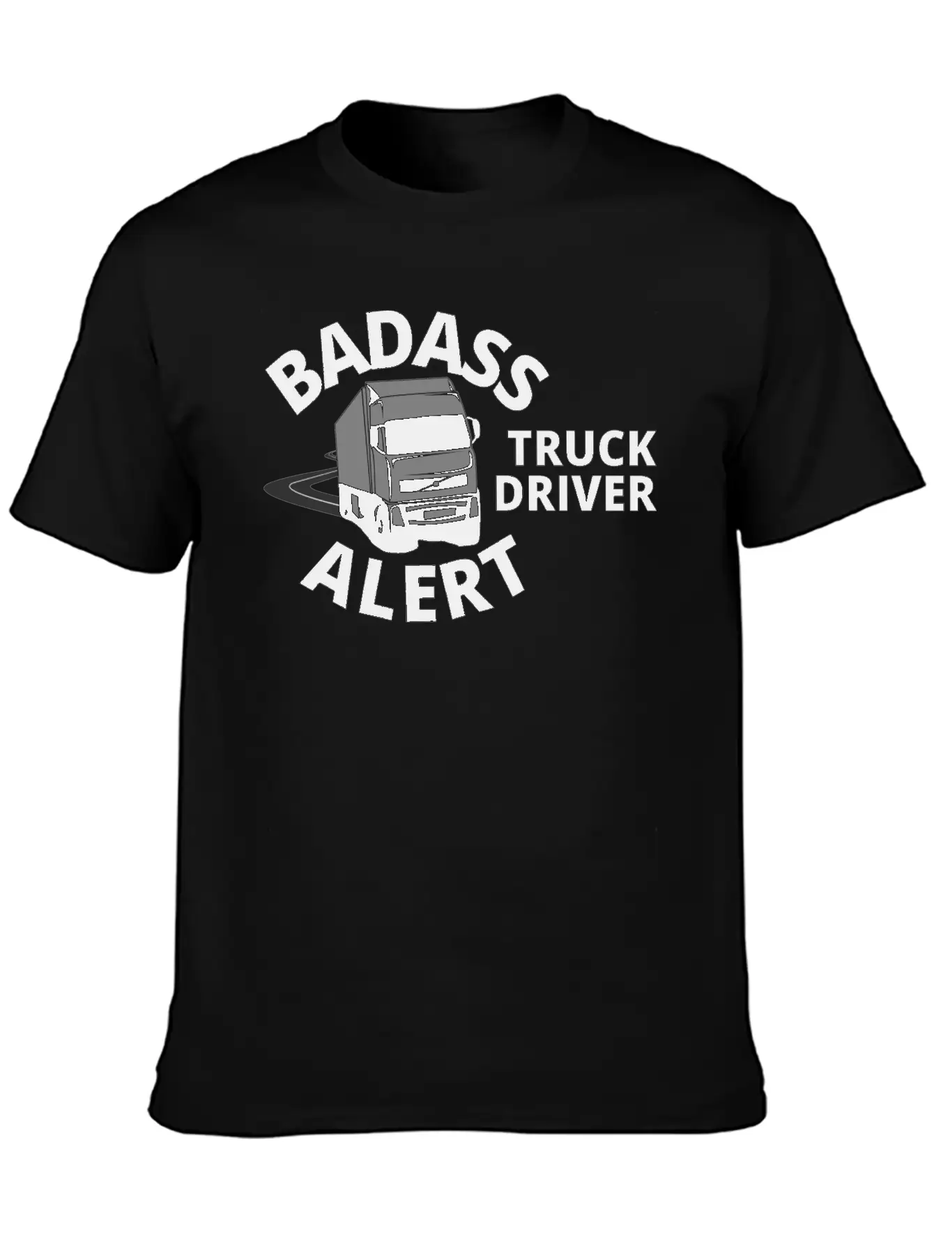 Truck Driver Casual Graphic T-Shirt – Simple And Comfortable Daily Wear