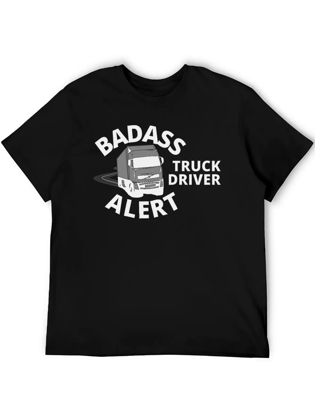 Truck Driver Casual Graphic T-Shirt – Simple And Comfortable Daily Wear