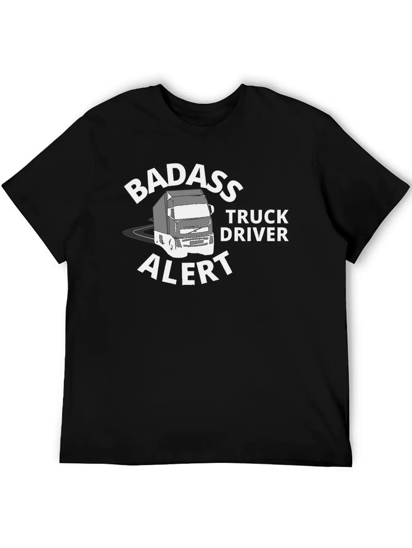 Truck Driver Casual Graphic T-Shirt – Simple And Comfortable Daily Wear