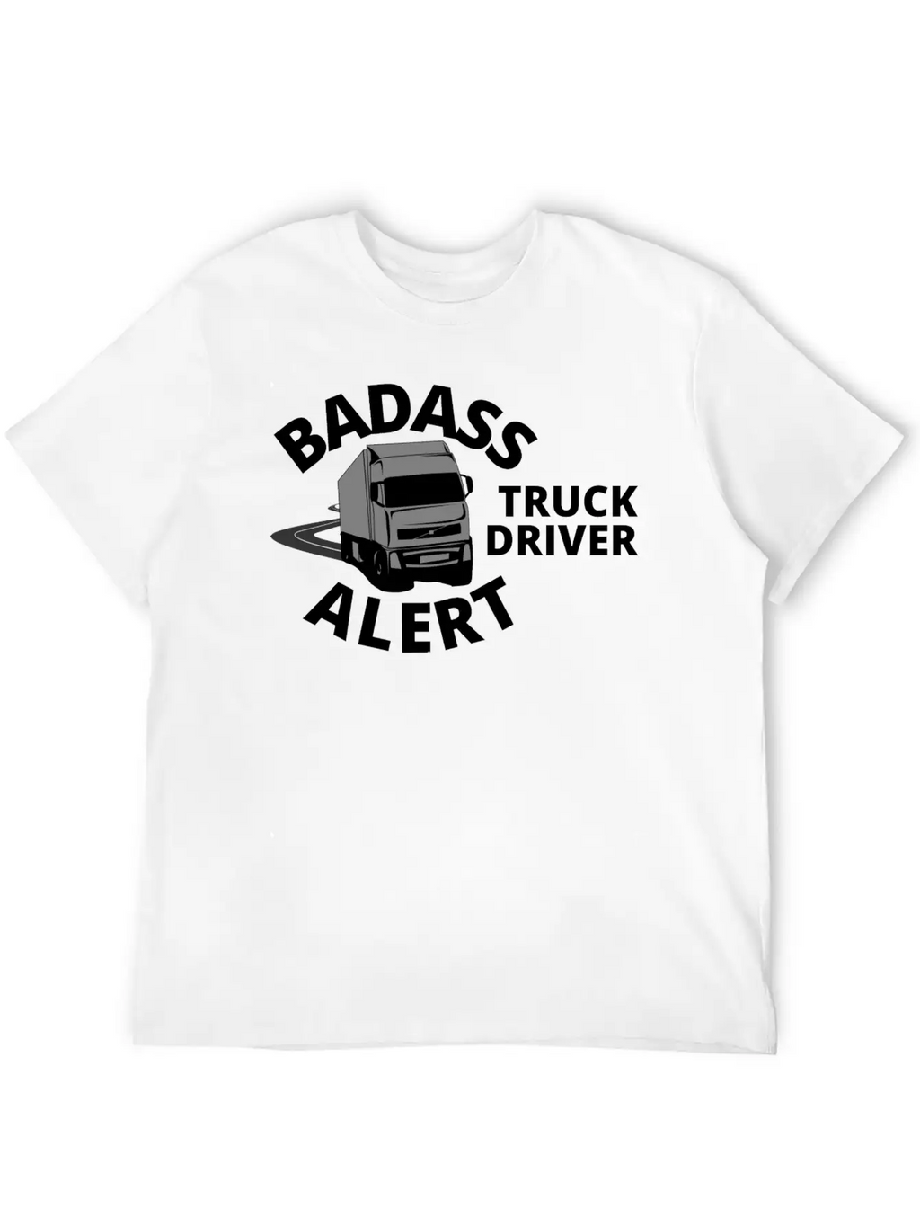 Truck Driver Casual Graphic T-Shirt – Simple And Comfortable Daily Wear