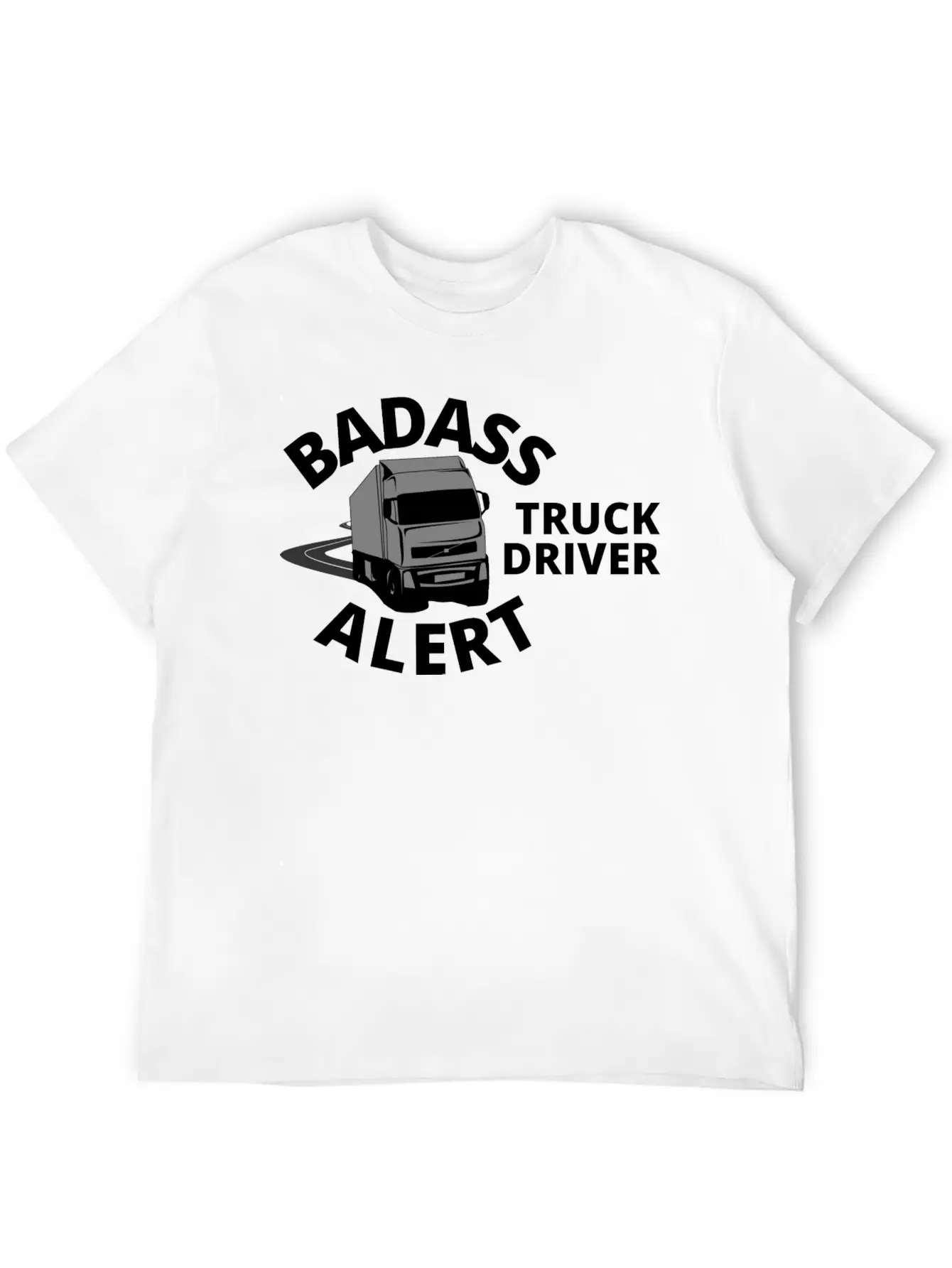 Truck Driver Casual Graphic T-Shirt – Simple And Comfortable Daily Wear