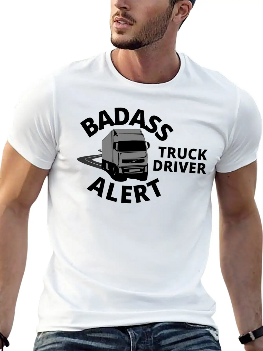 Truck Driver Casual Graphic T-Shirt – Simple And Comfortable Daily Wear