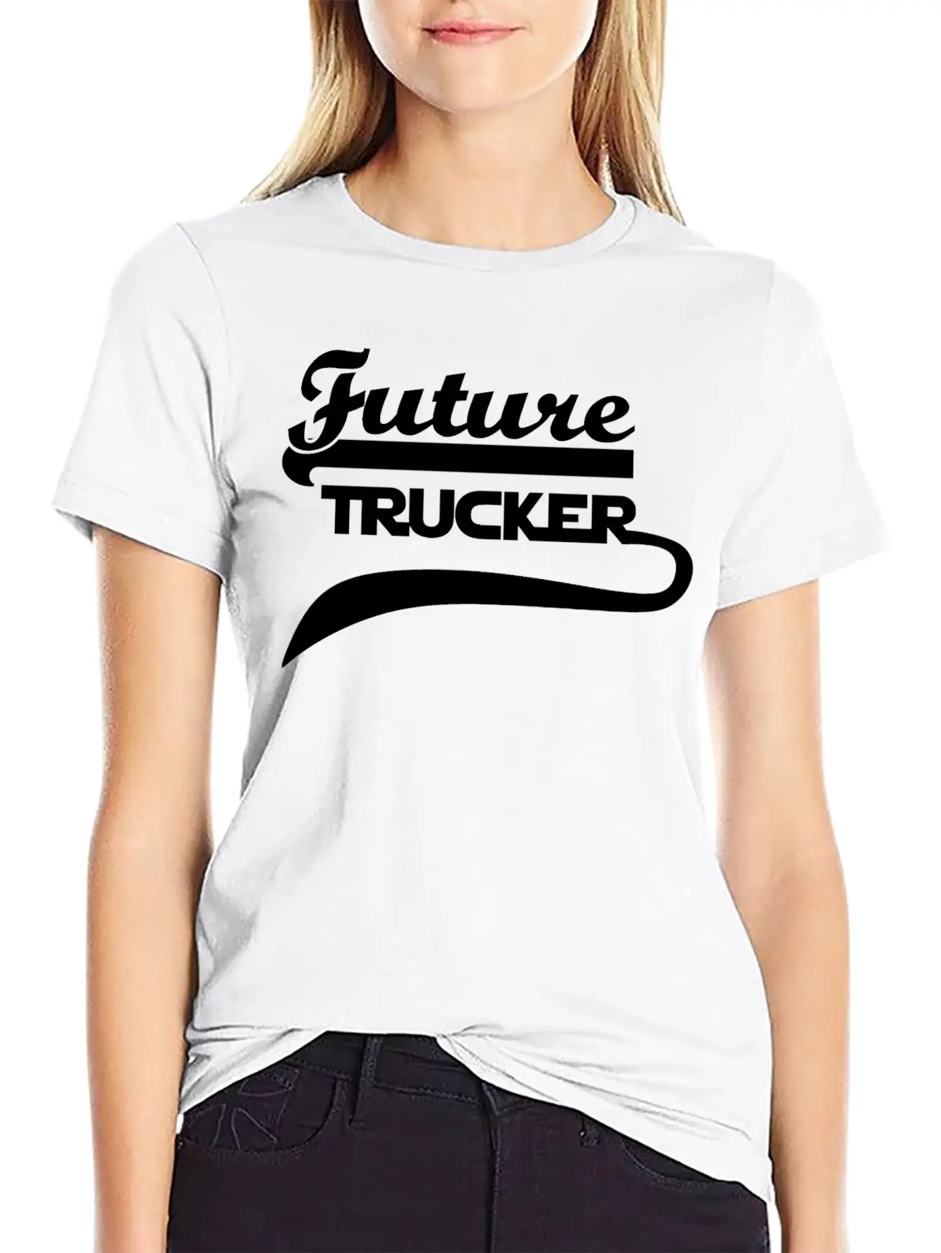 Truck Driver Classic Fit Graphic Tee For Daily Comfort – Unisex Cotton Shirt