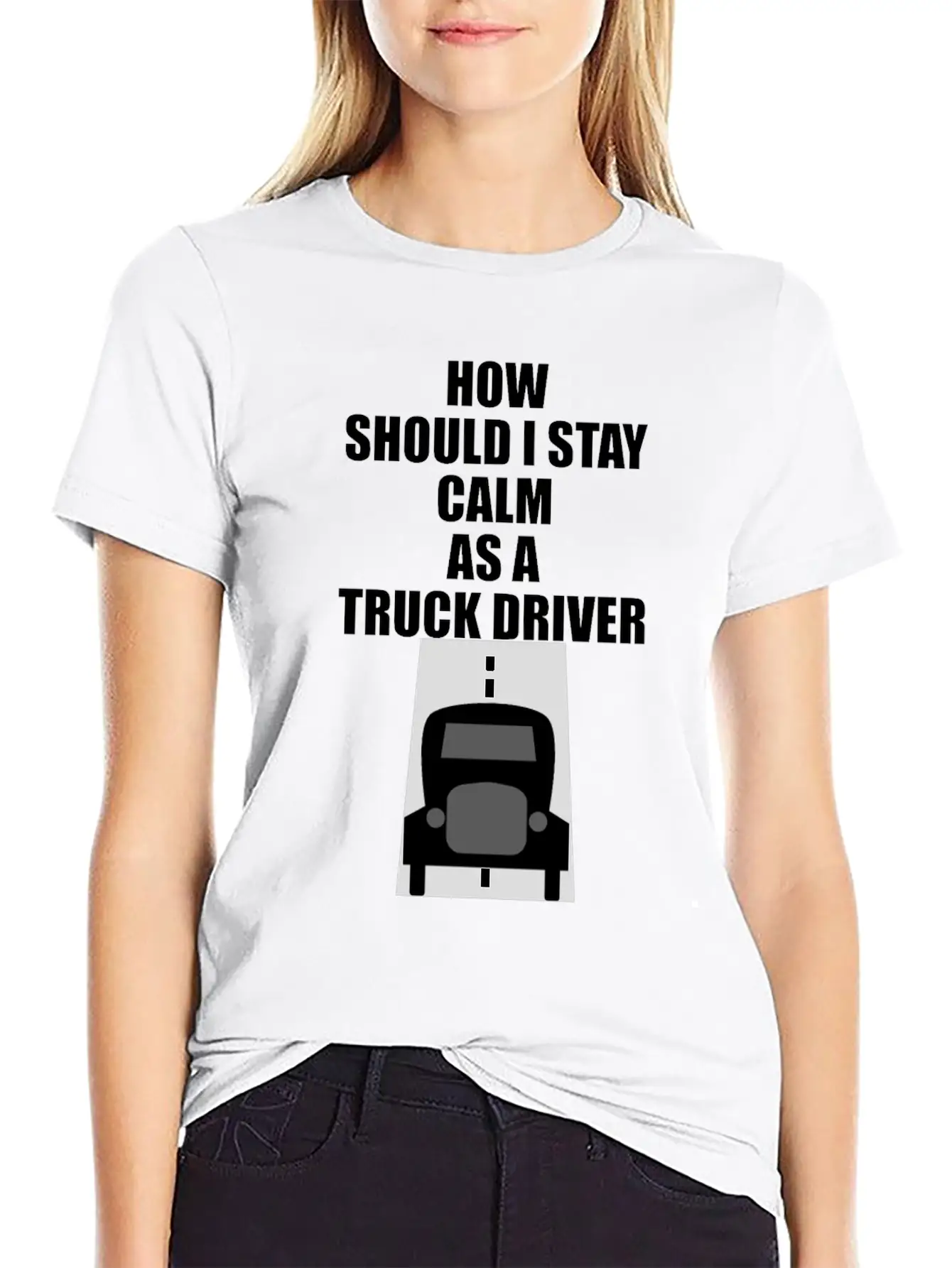 TRUCK DRIVER Essential Cotton Tee For Daily Outfits – Unisex Style