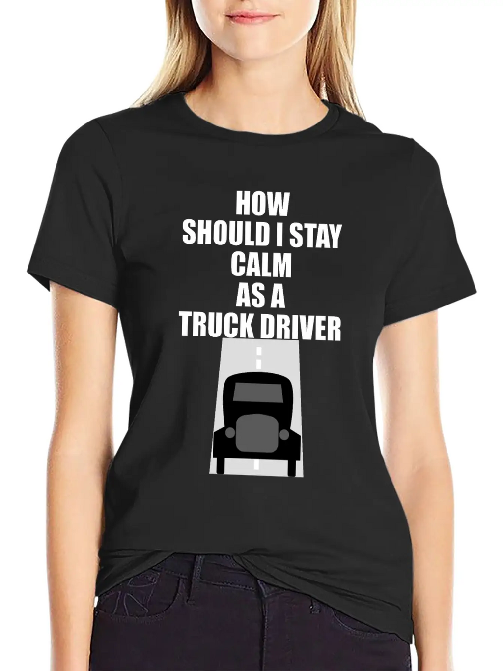 TRUCK DRIVER Essential Cotton Tee For Daily Outfits – Unisex Style