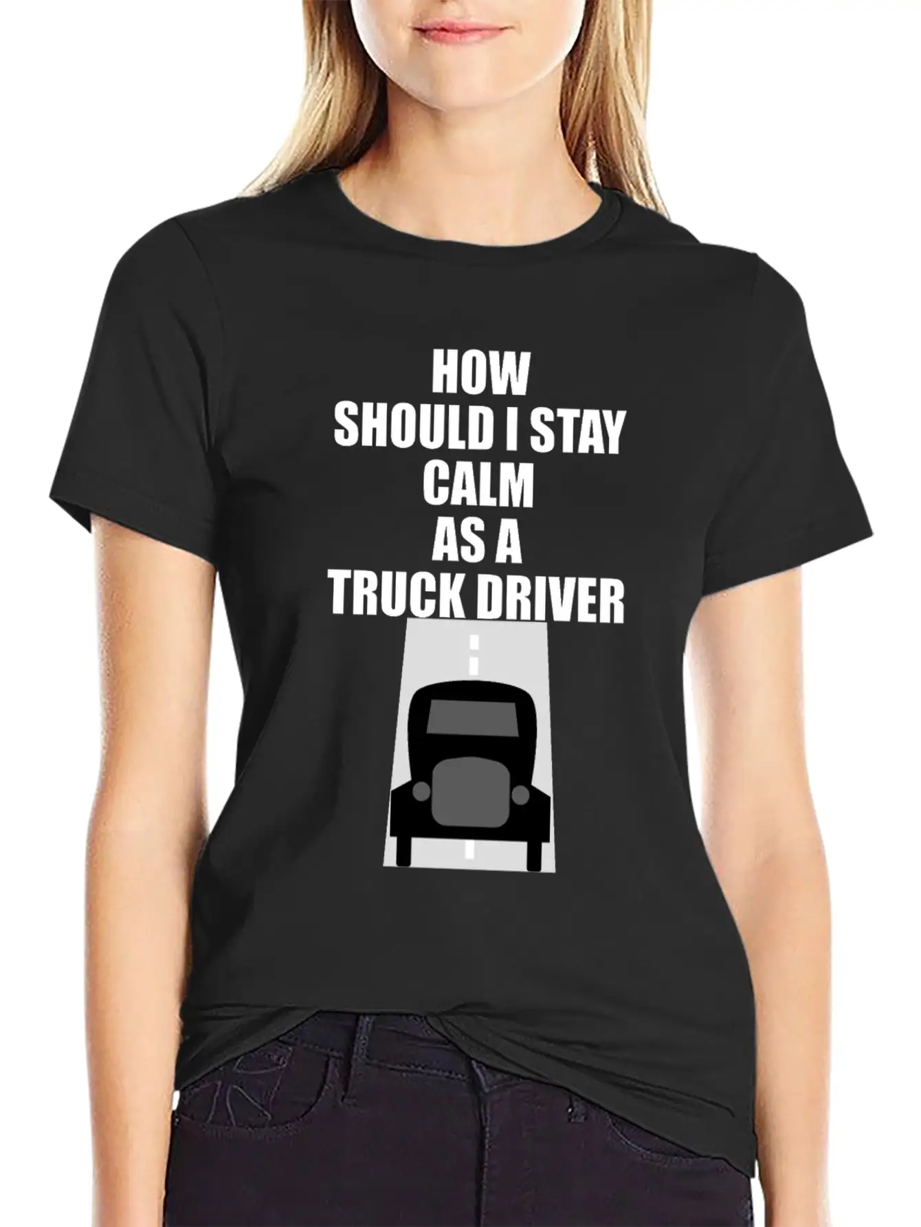 TRUCK DRIVER Essential Cotton Tee For Daily Outfits – Unisex Style