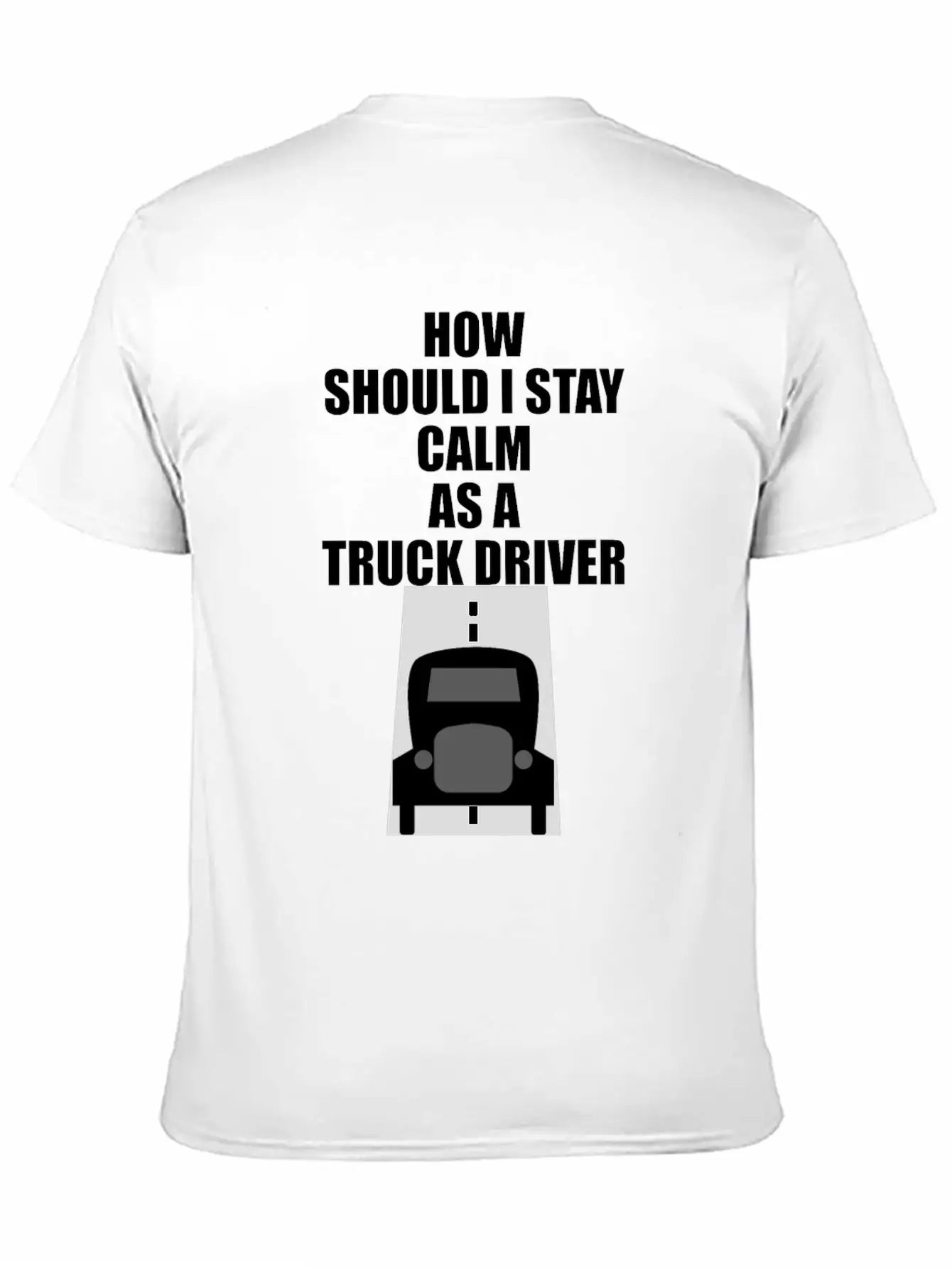 TRUCK DRIVER Essential Cotton Tee For Daily Outfits – Unisex Style