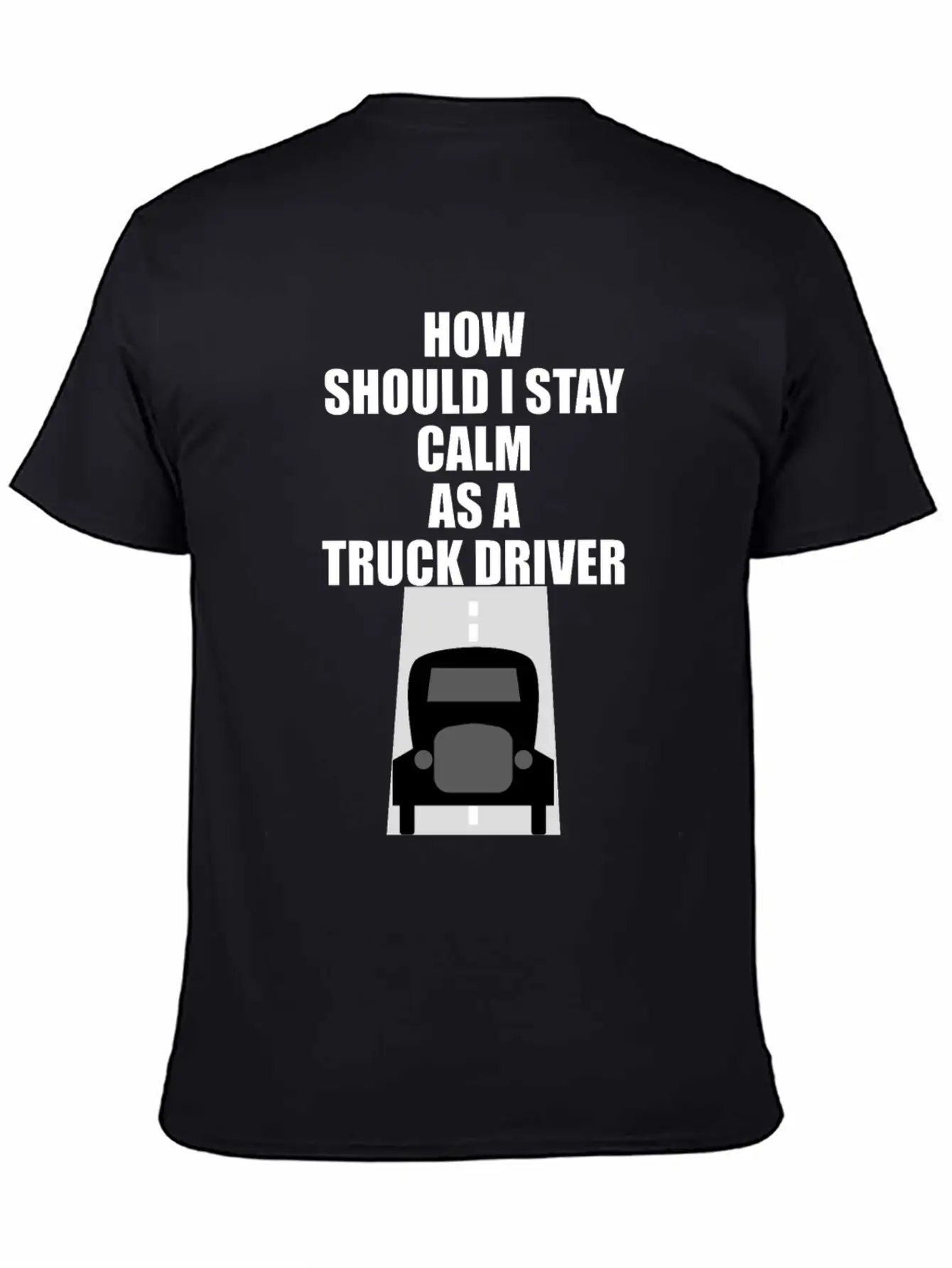 TRUCK DRIVER Essential Cotton Tee For Daily Outfits – Unisex Style