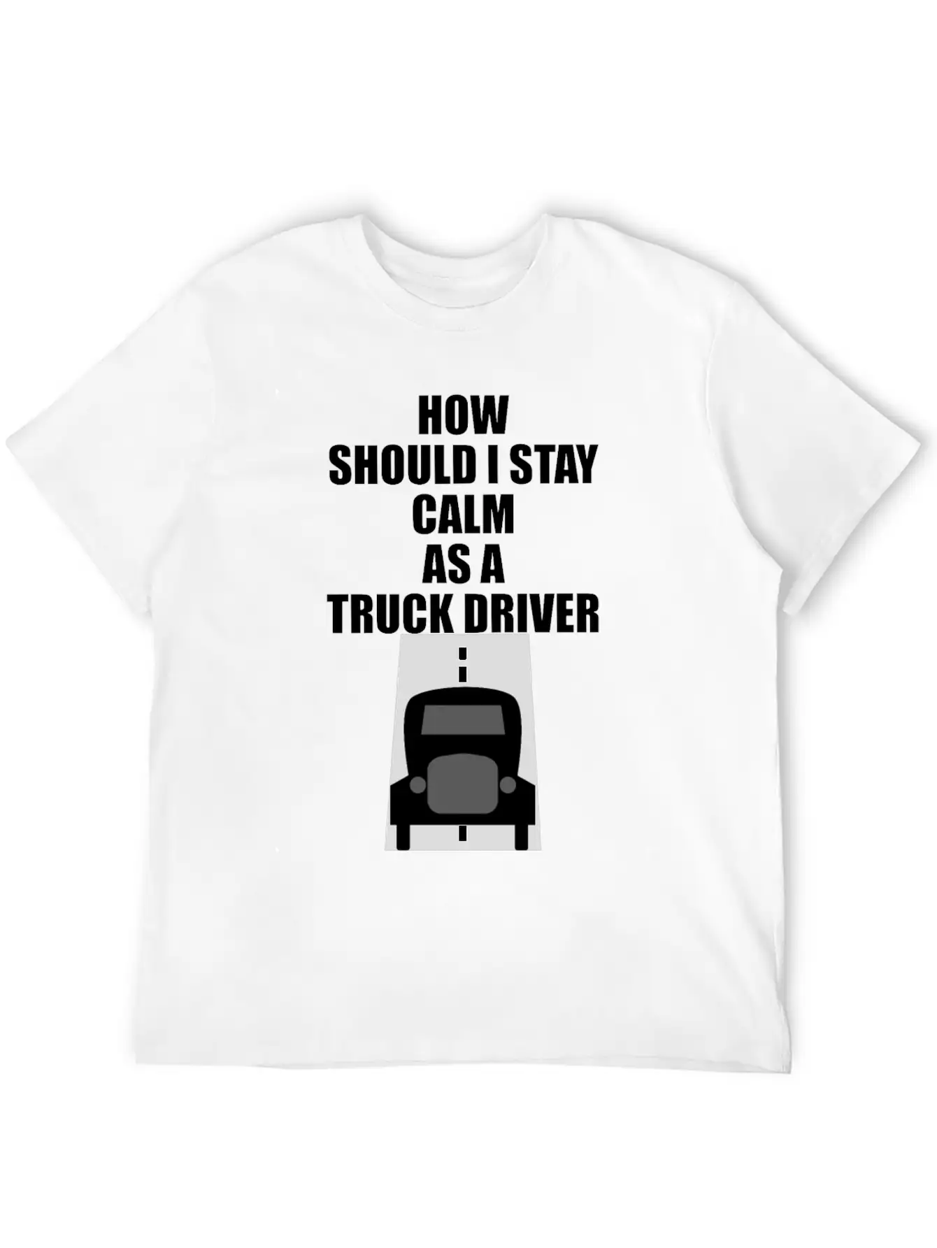 TRUCK DRIVER Essential Cotton Tee For Daily Outfits – Unisex Style