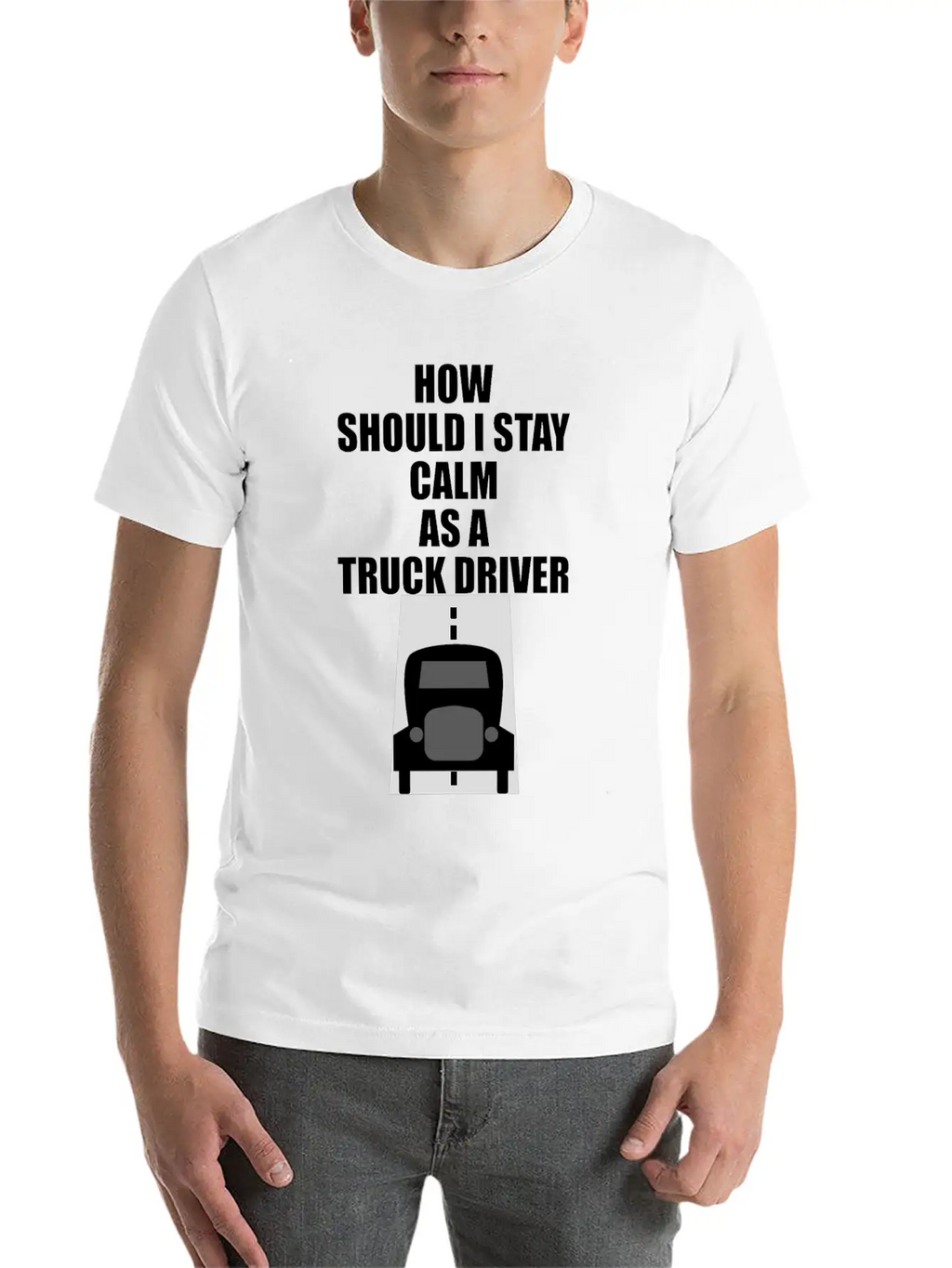 TRUCK DRIVER Essential Cotton Tee For Daily Outfits – Unisex Style