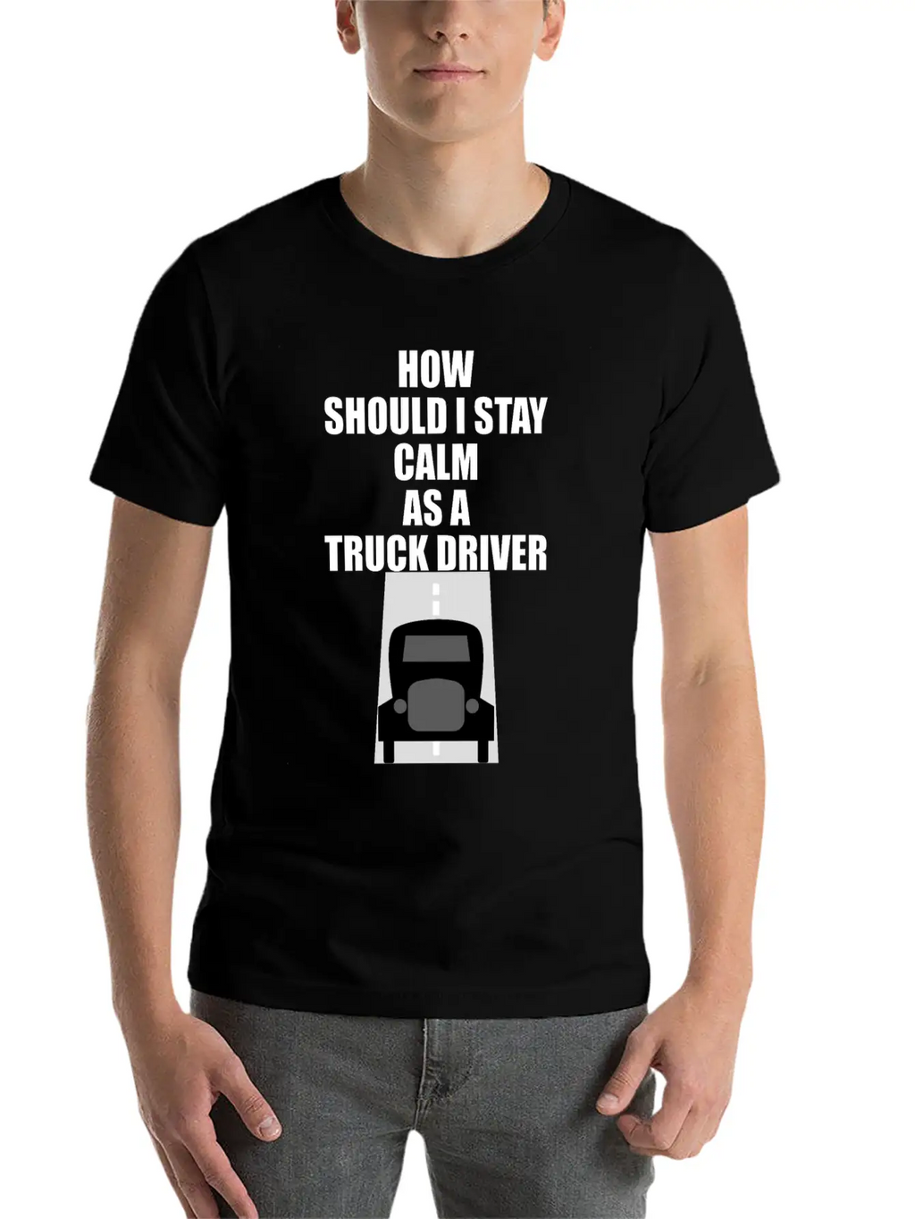 TRUCK DRIVER Essential Cotton Tee For Daily Outfits – Unisex Style