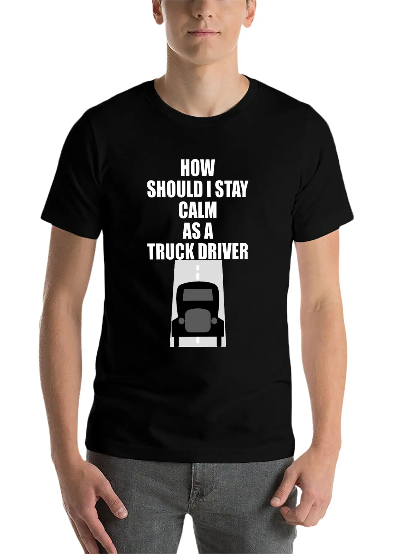 TRUCK DRIVER Essential Cotton Tee For Daily Outfits – Unisex Style