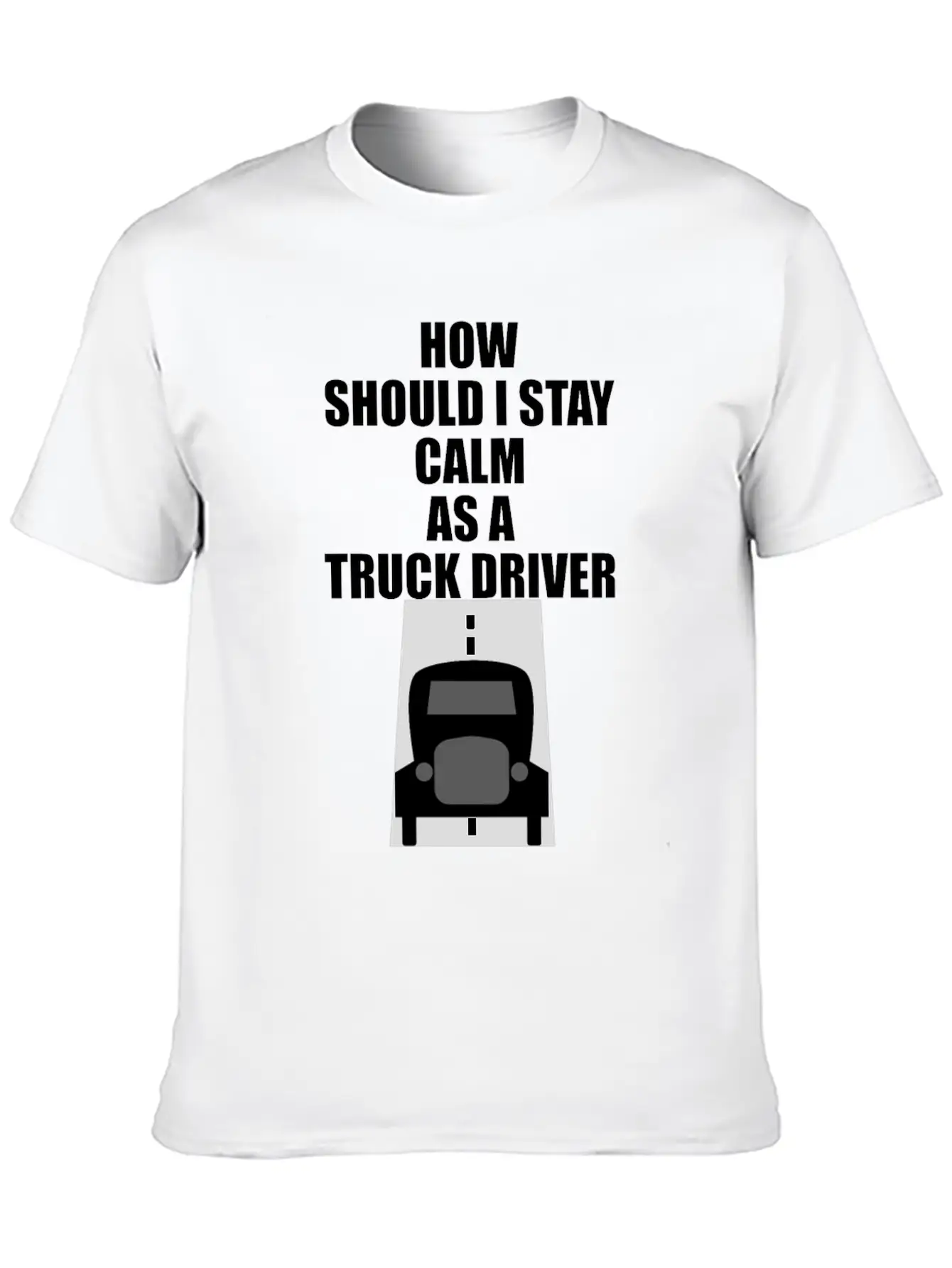 TRUCK DRIVER Essential Cotton Tee For Daily Outfits – Unisex Style