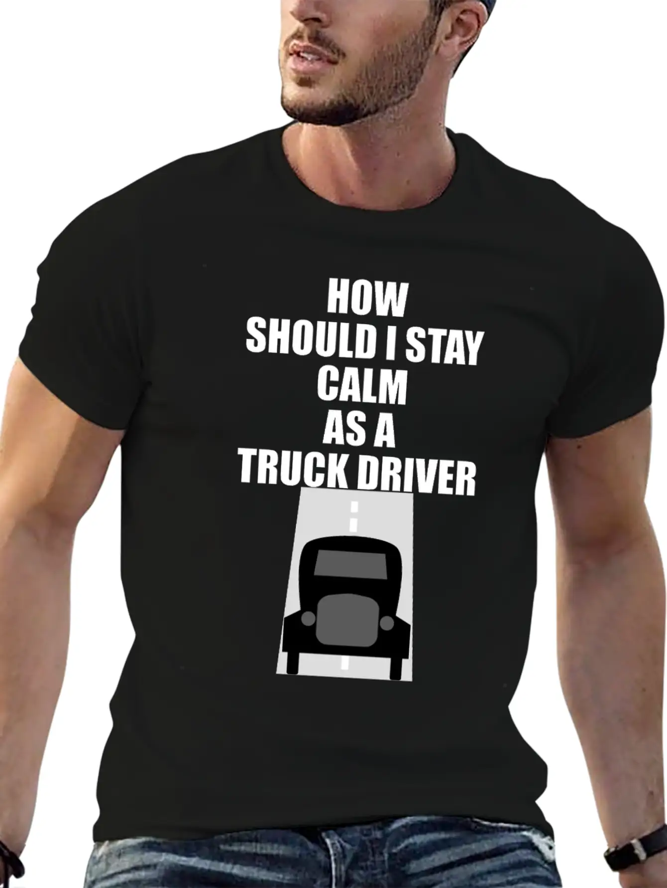 TRUCK DRIVER Essential Cotton Tee For Daily Outfits – Unisex Style