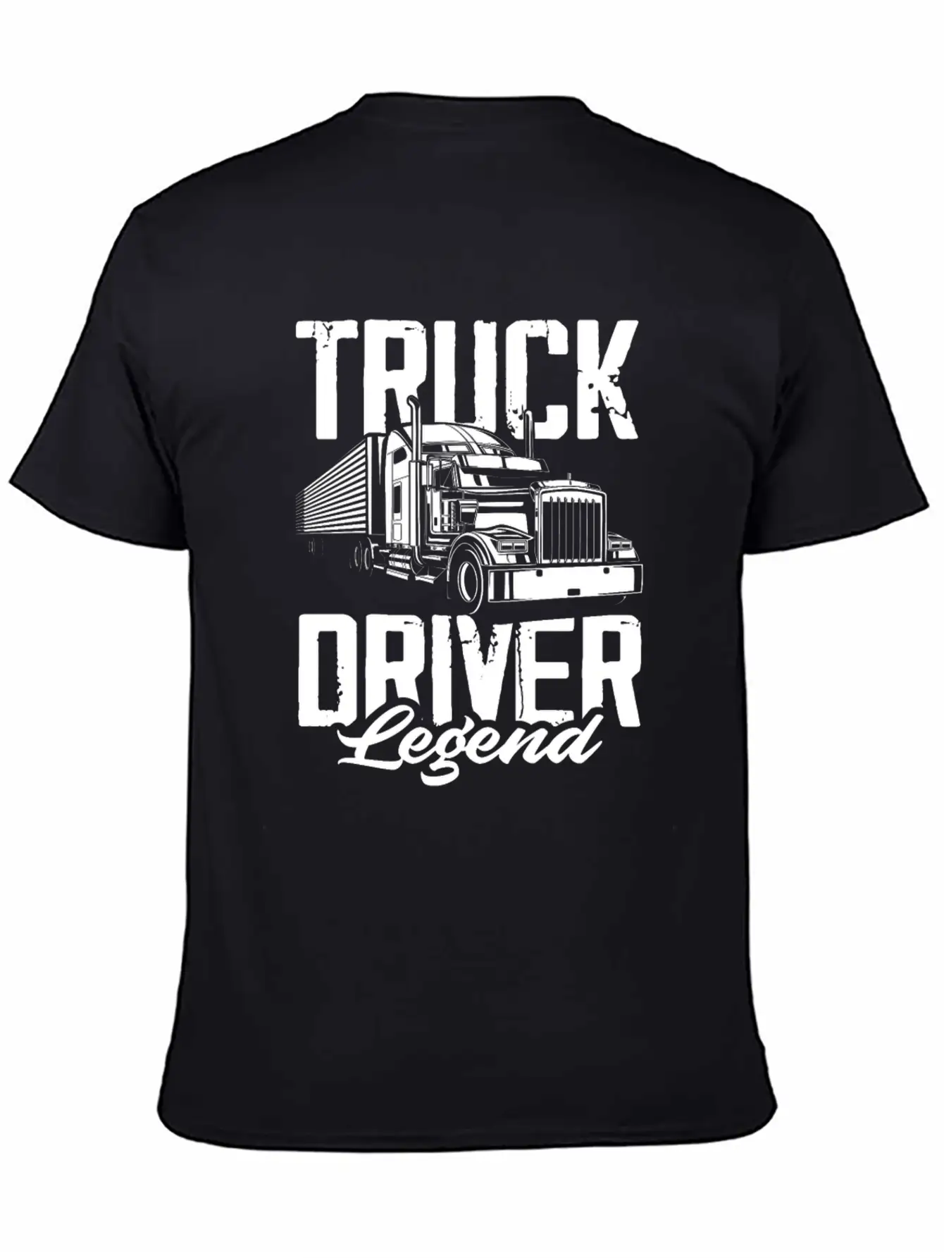 Truck Driver Legend Stylish Everyday T-Shirt – Unisex Basic Cotton Tee