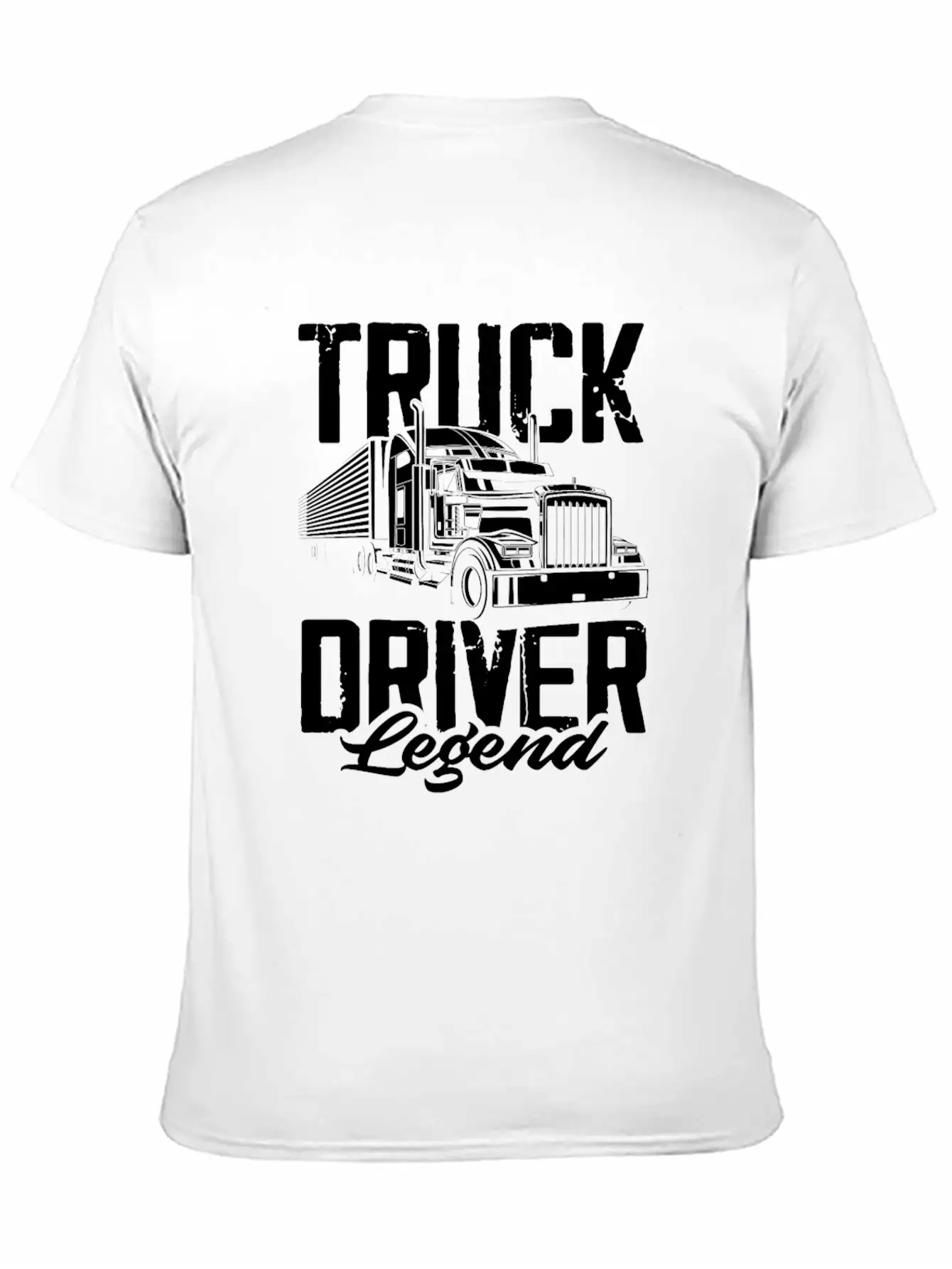 Truck Driver Legend Stylish Everyday T-Shirt – Unisex Basic Cotton Tee