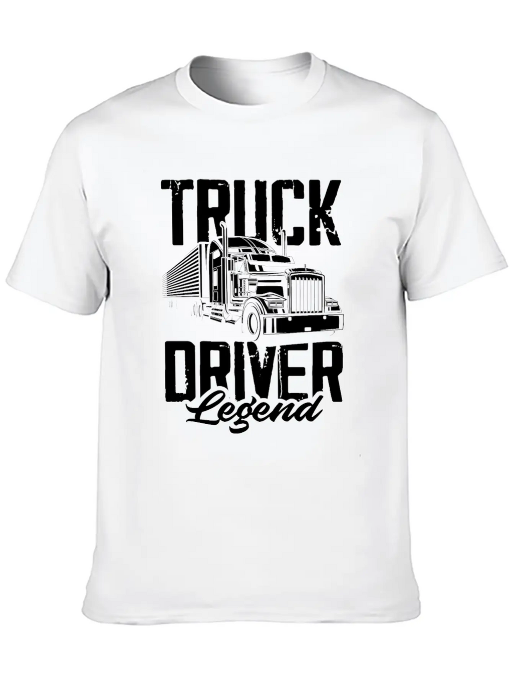 Truck Driver Legend Stylish Everyday T-Shirt – Unisex Basic Cotton Tee