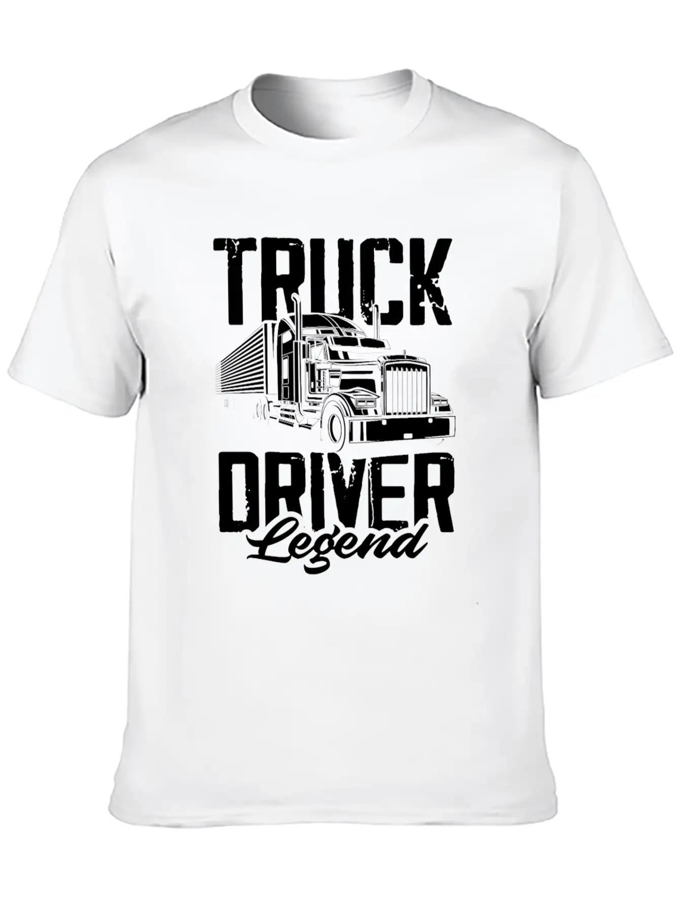 Truck Driver Legend Stylish Everyday T-Shirt – Unisex Basic Cotton Tee