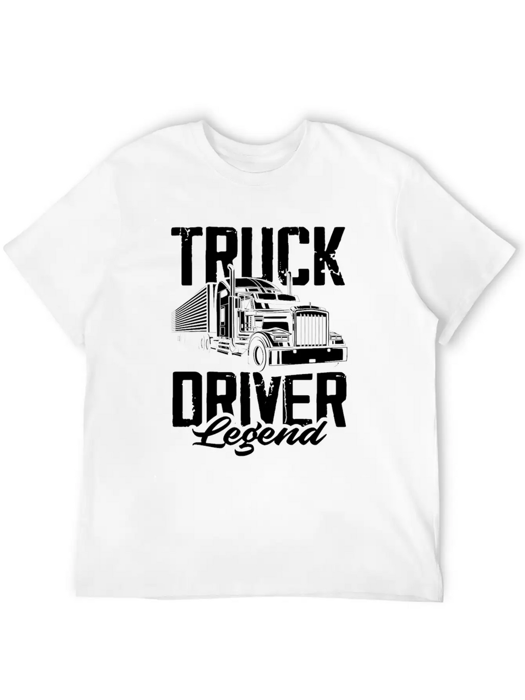 Truck Driver Legend Stylish Everyday T-Shirt – Unisex Basic Cotton Tee