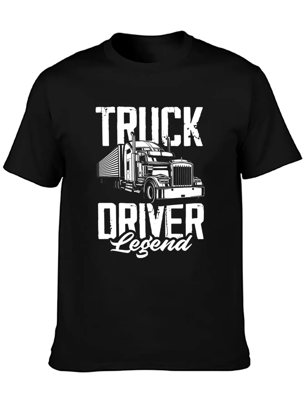 Truck Driver Legend Stylish Everyday T-Shirt – Unisex Basic Cotton Tee