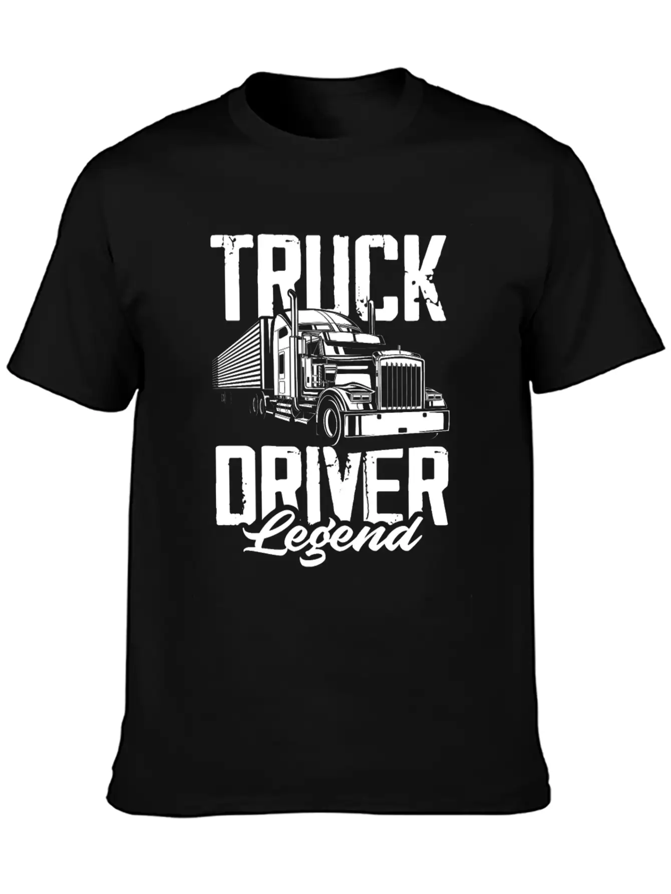 Truck Driver Legend Stylish Everyday T-Shirt – Unisex Basic Cotton Tee