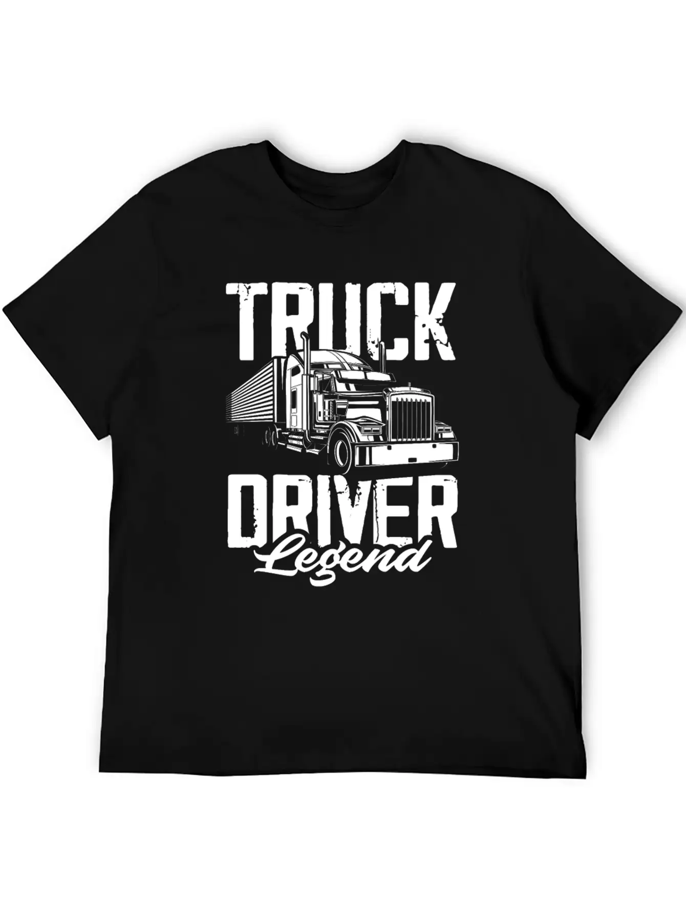 Truck Driver Legend Stylish Everyday T-Shirt – Unisex Basic Cotton Tee