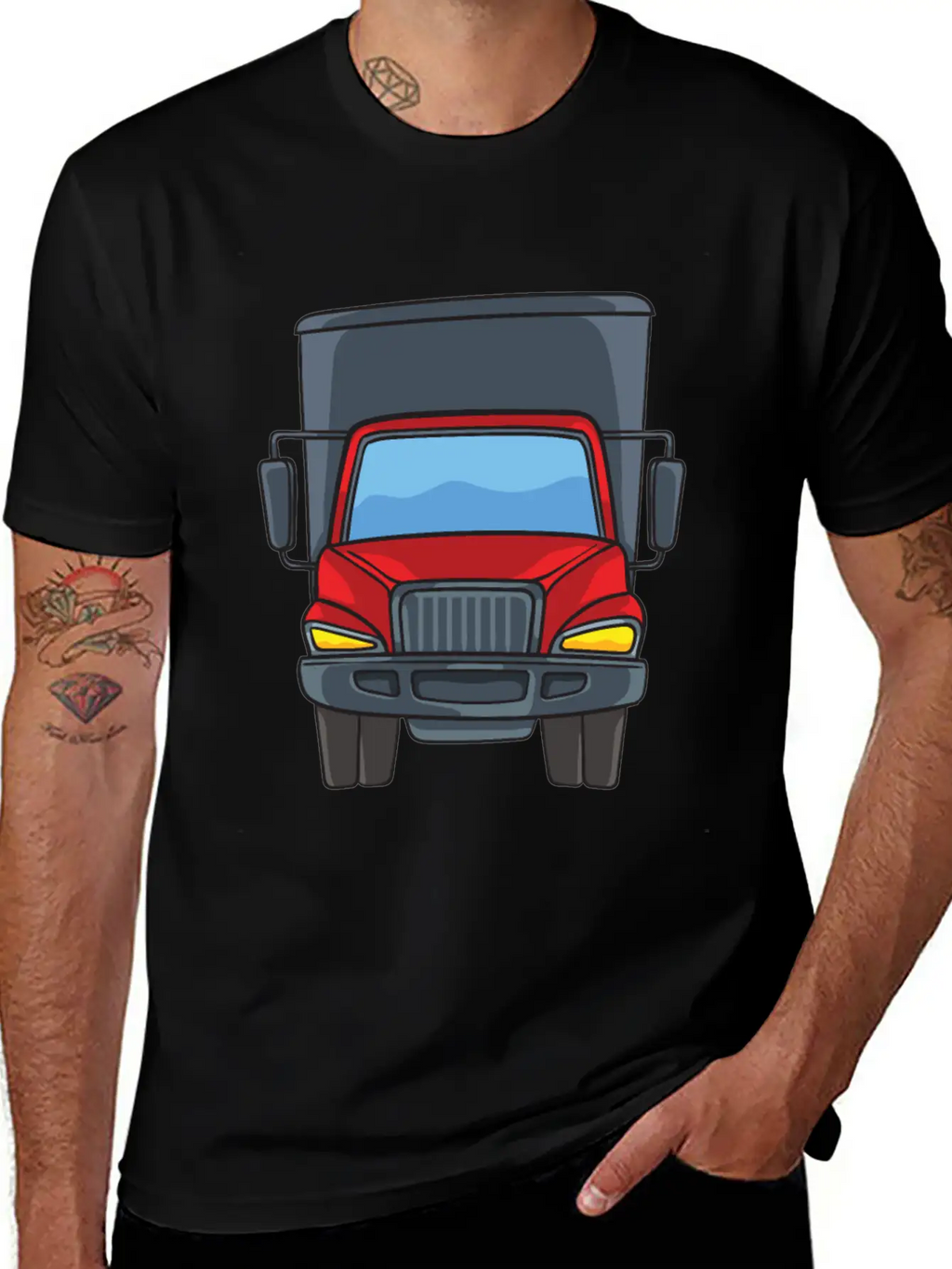 Truck Driver Long-distance Driver Trucker Truck Unisex Casual T-Shirt – Clean Design For Daily Comfort