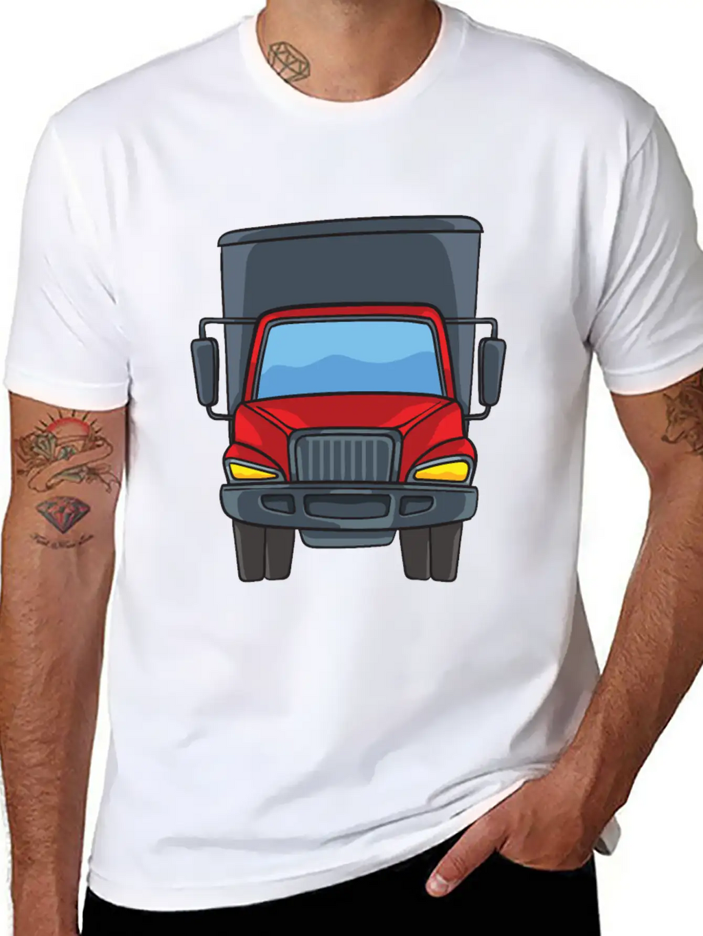 Truck Driver Long-distance Driver Trucker Truck Unisex Casual T-Shirt – Clean Design For Daily Comfort