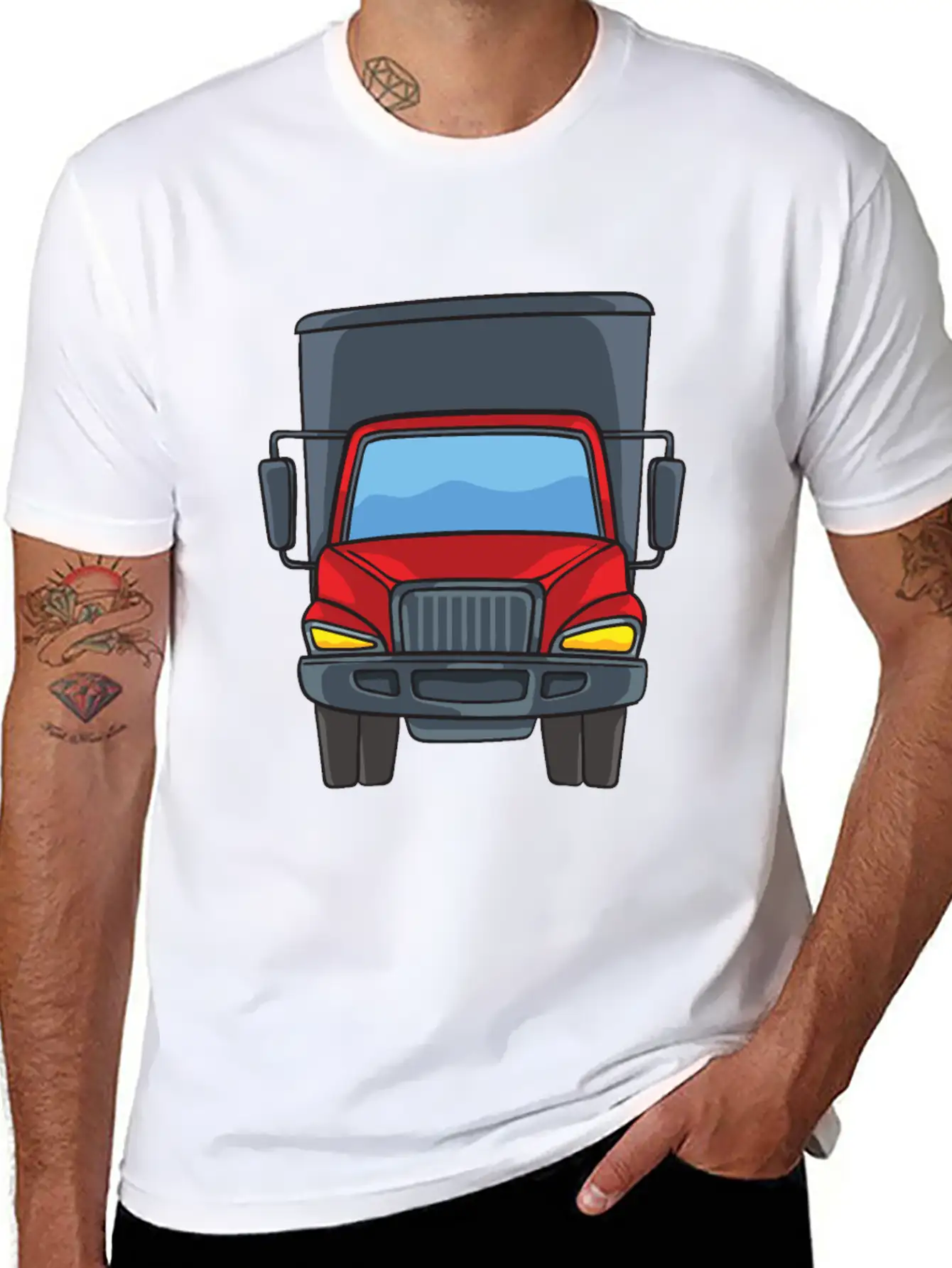 Truck Driver Long-distance Driver Trucker Truck Unisex Casual T-Shirt – Clean Design For Daily Comfort