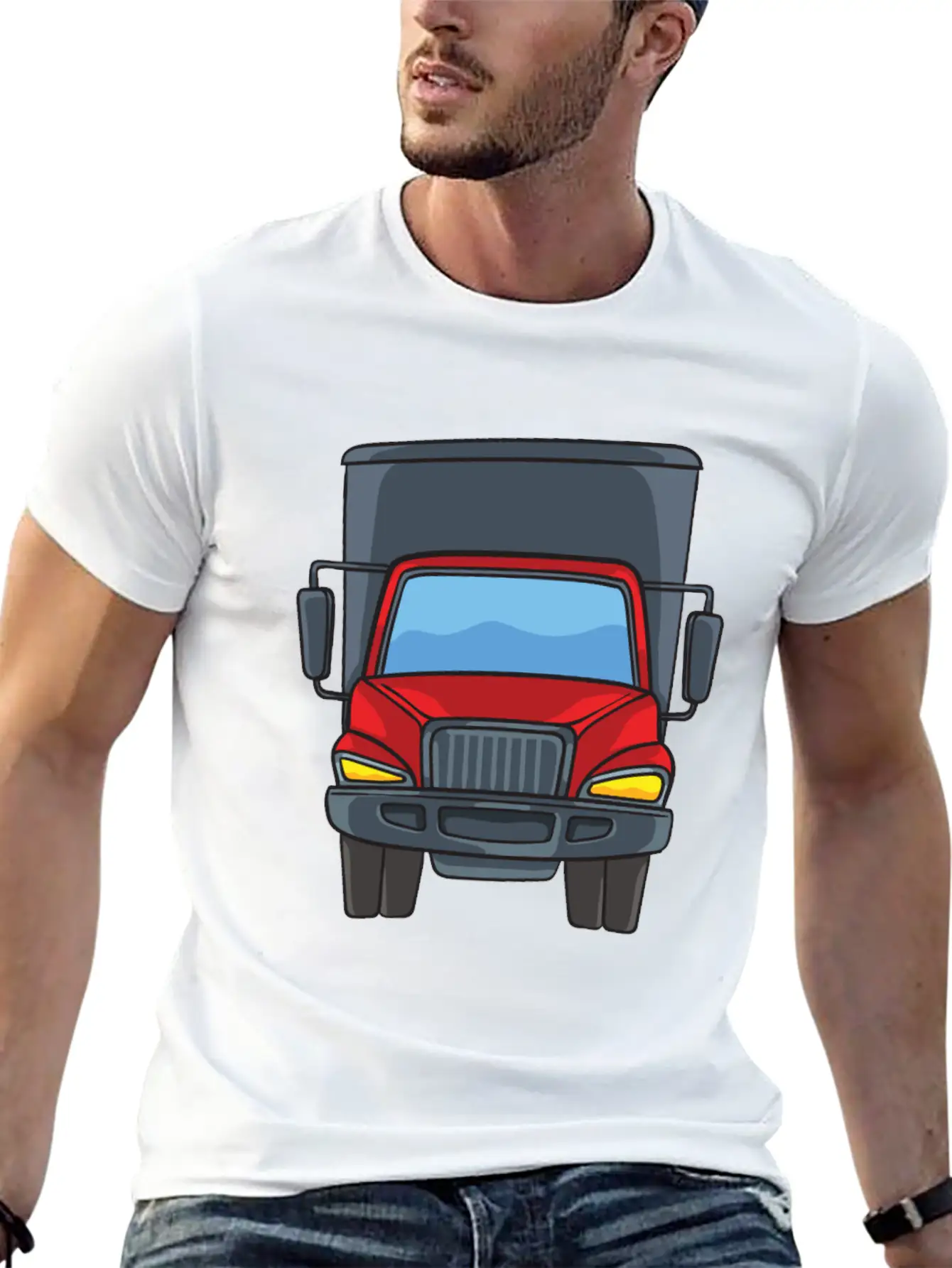 Truck Driver Long-distance Driver Trucker Truck Unisex Casual T-Shirt – Clean Design For Daily Comfort