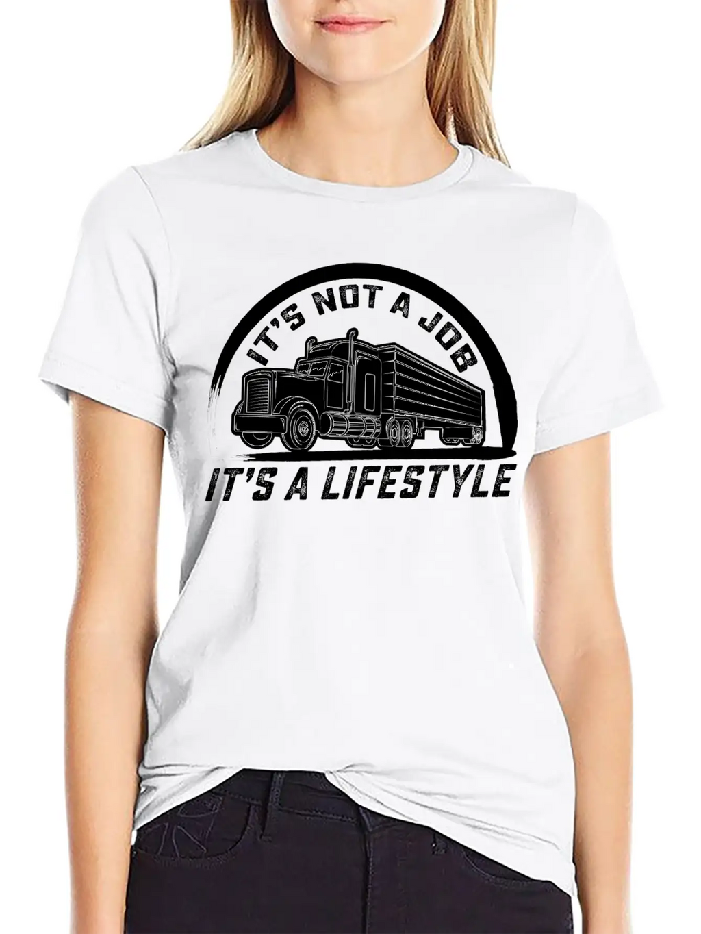 Truck Driver Motive T Shirt 117 Unisex Short Sleeve Soft Cotton T-Shirt – Casual Everyday Wear