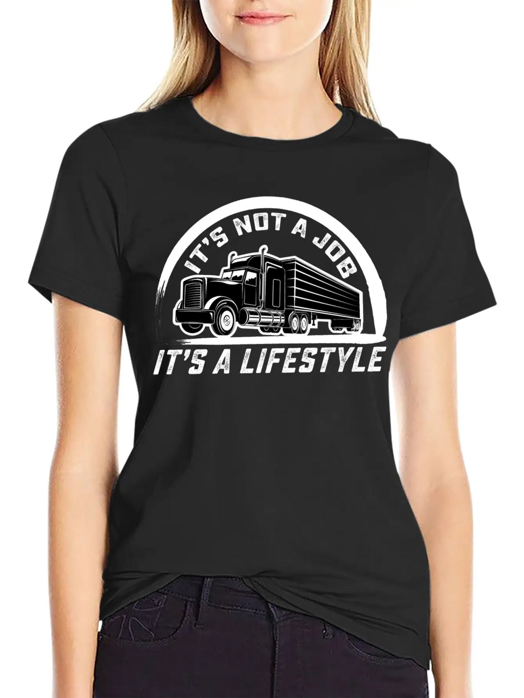 Truck Driver Motive T Shirt 117 Unisex Short Sleeve Soft Cotton T-Shirt – Casual Everyday Wear