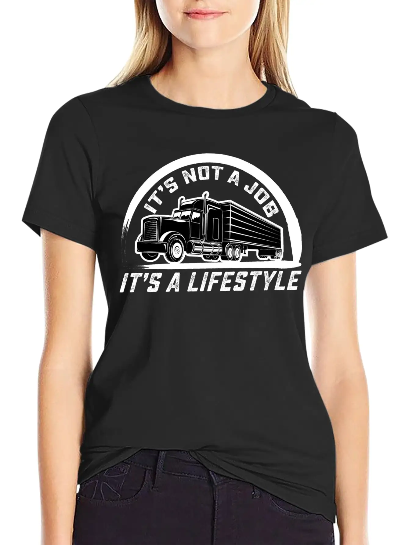 Truck Driver Motive T Shirt 117 Unisex Short Sleeve Soft Cotton T-Shirt – Casual Everyday Wear