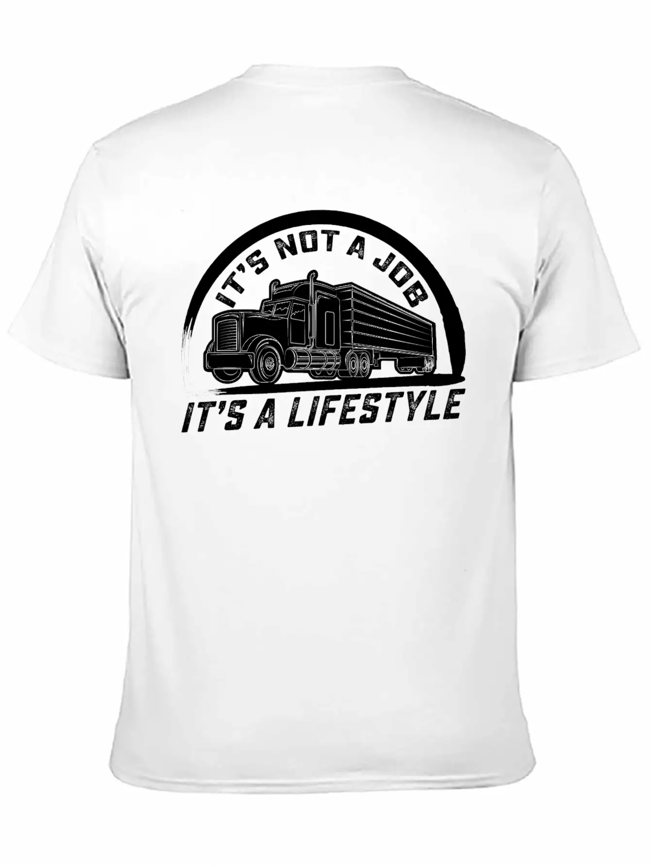 Truck Driver Motive T Shirt 117 Unisex Short Sleeve Soft Cotton T-Shirt – Casual Everyday Wear