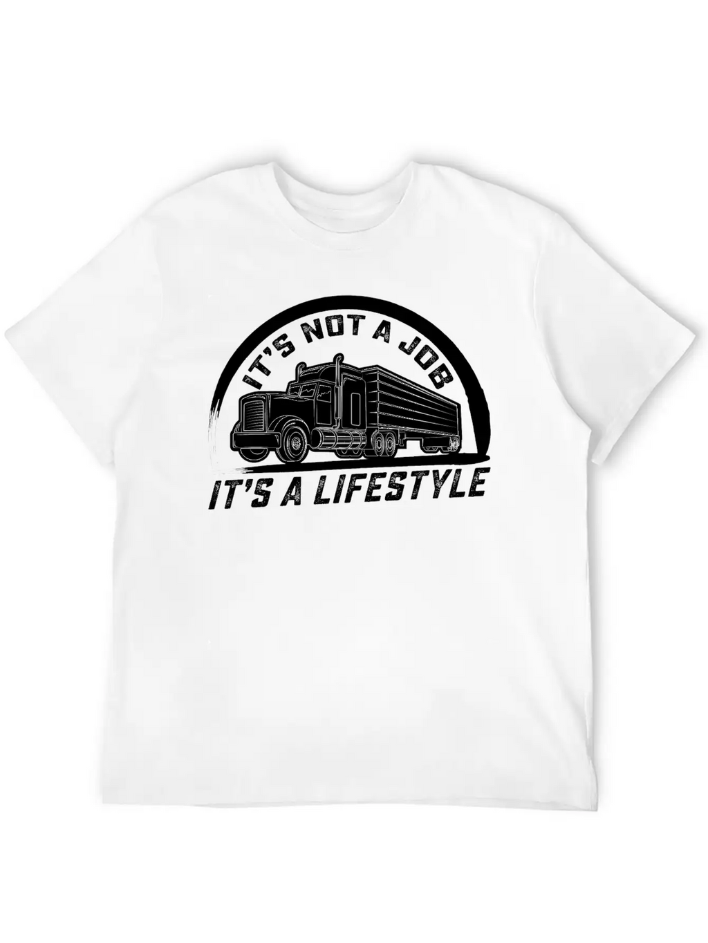 Truck Driver Motive T Shirt 117 Unisex Short Sleeve Soft Cotton T-Shirt – Casual Everyday Wear