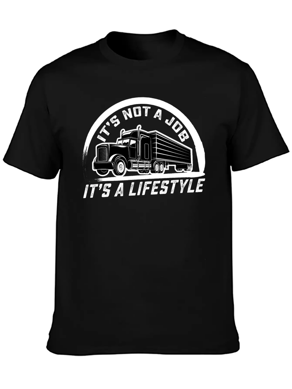Truck Driver Motive T Shirt 117 Unisex Short Sleeve Soft Cotton T-Shirt – Casual Everyday Wear