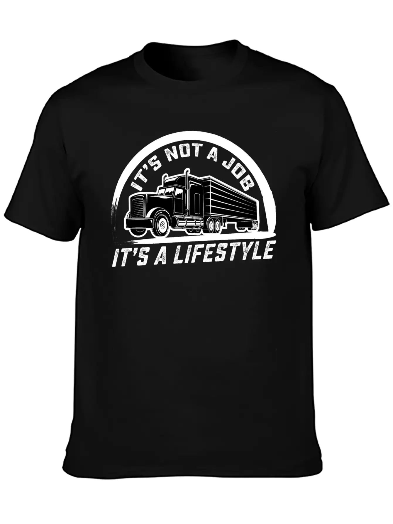 Truck Driver Motive T Shirt 117 Unisex Short Sleeve Soft Cotton T-Shirt – Casual Everyday Wear