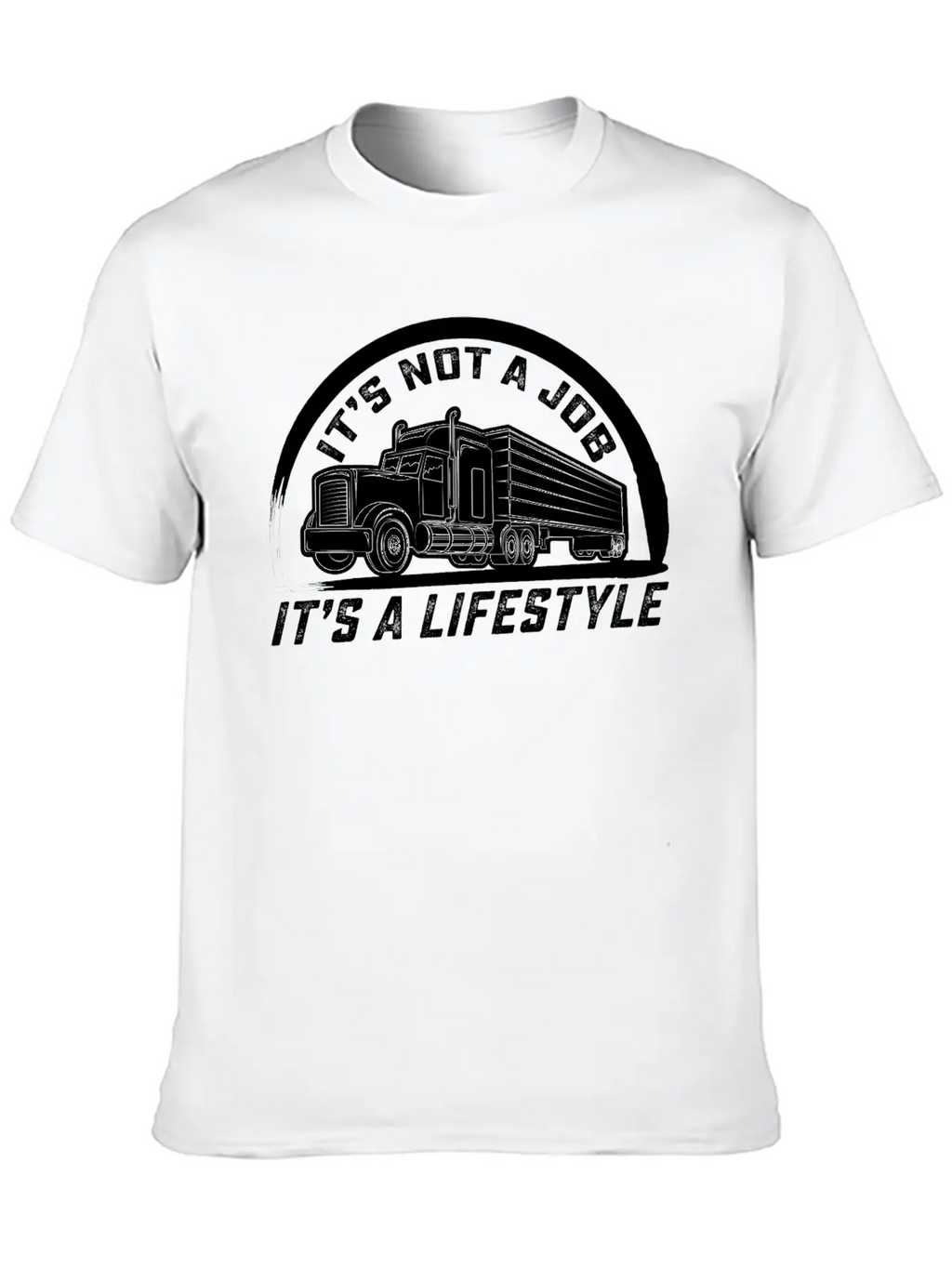 Truck Driver Motive T Shirt 117 Unisex Short Sleeve Soft Cotton T-Shirt – Casual Everyday Wear