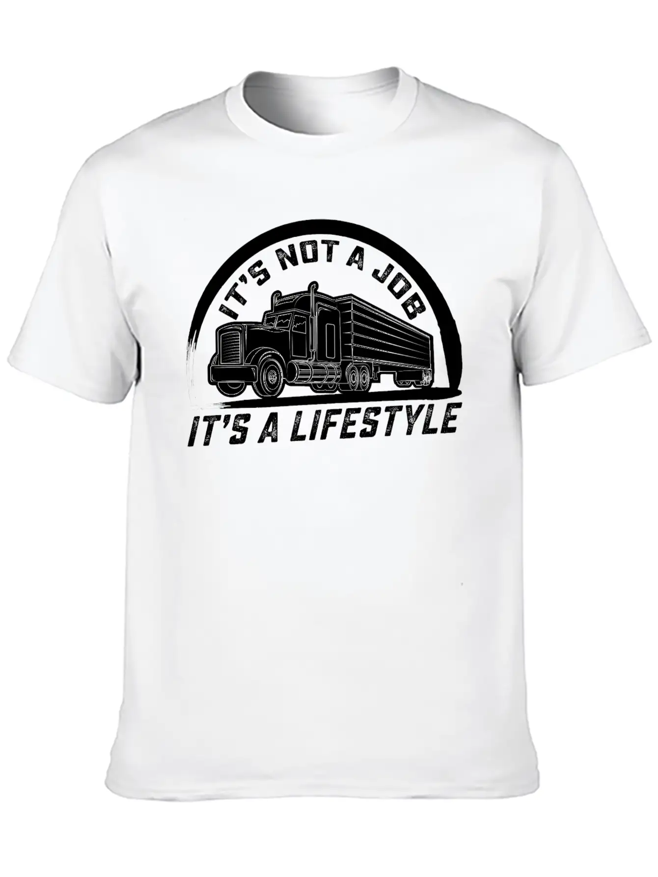 Truck Driver Motive T Shirt 117 Unisex Short Sleeve Soft Cotton T-Shirt – Casual Everyday Wear