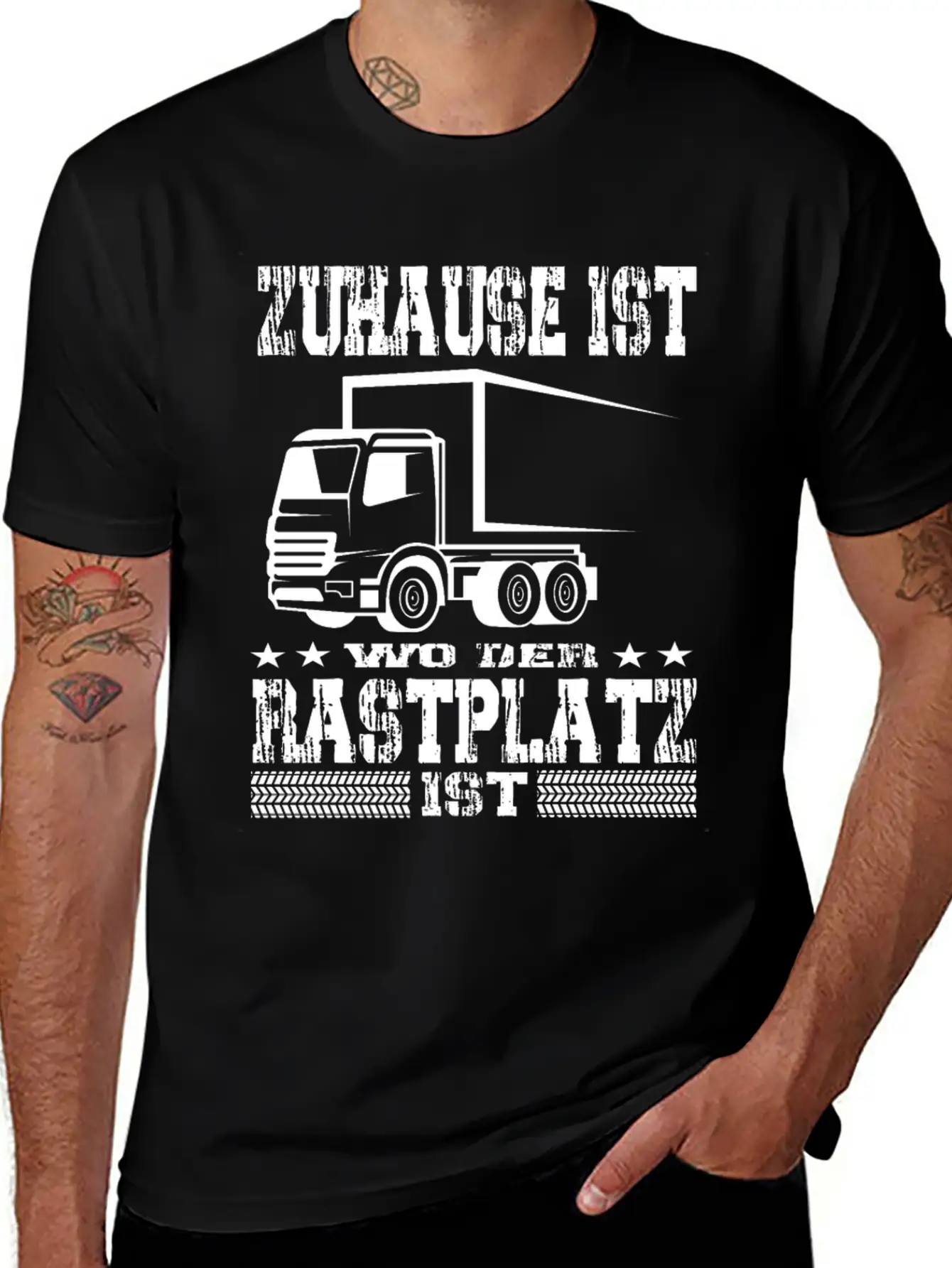 Truck Driver Stylish Everyday T-Shirt – Unisex Basic Cotton Tee