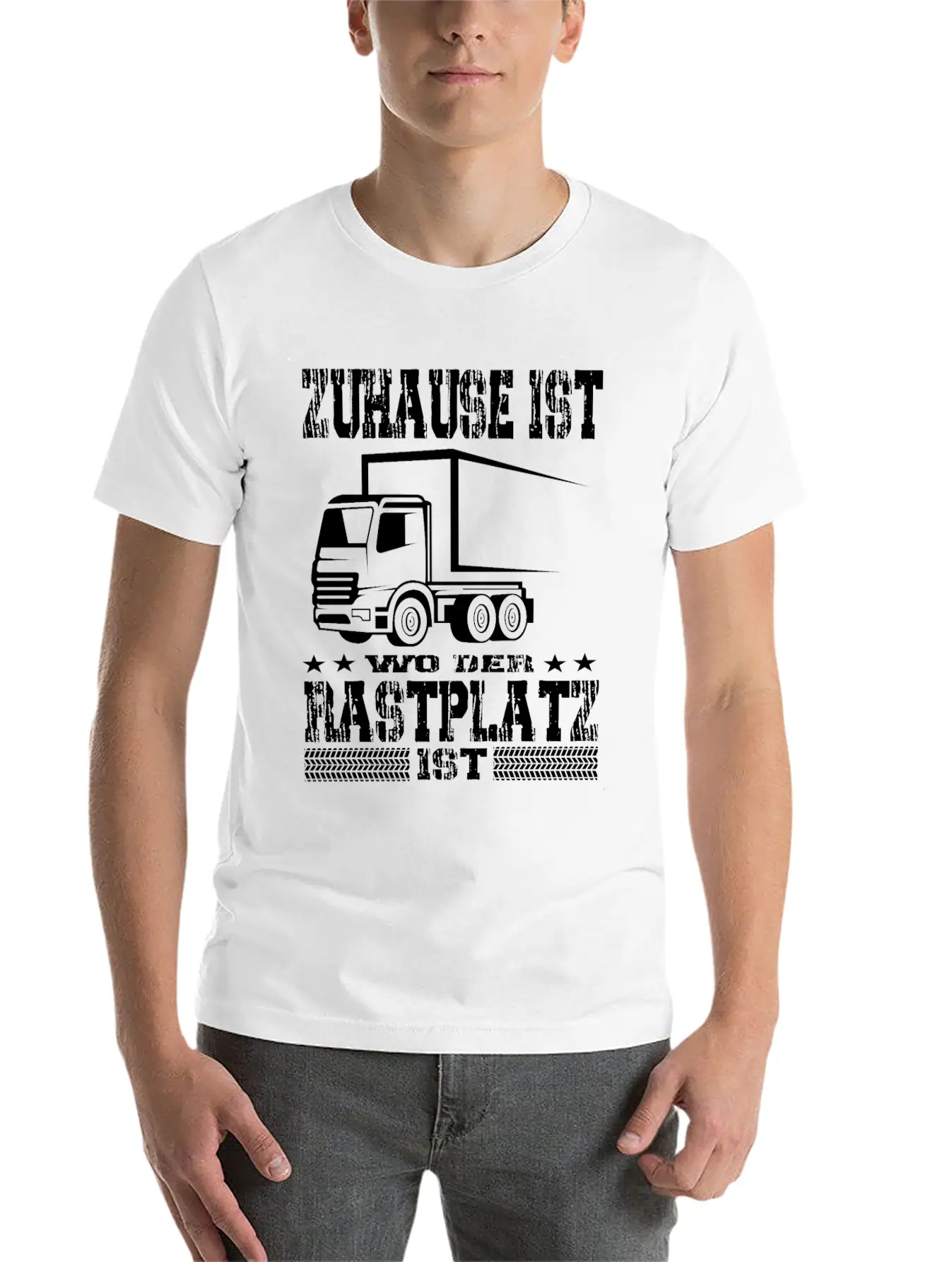 Truck Driver Stylish Everyday T-Shirt – Unisex Basic Cotton Tee