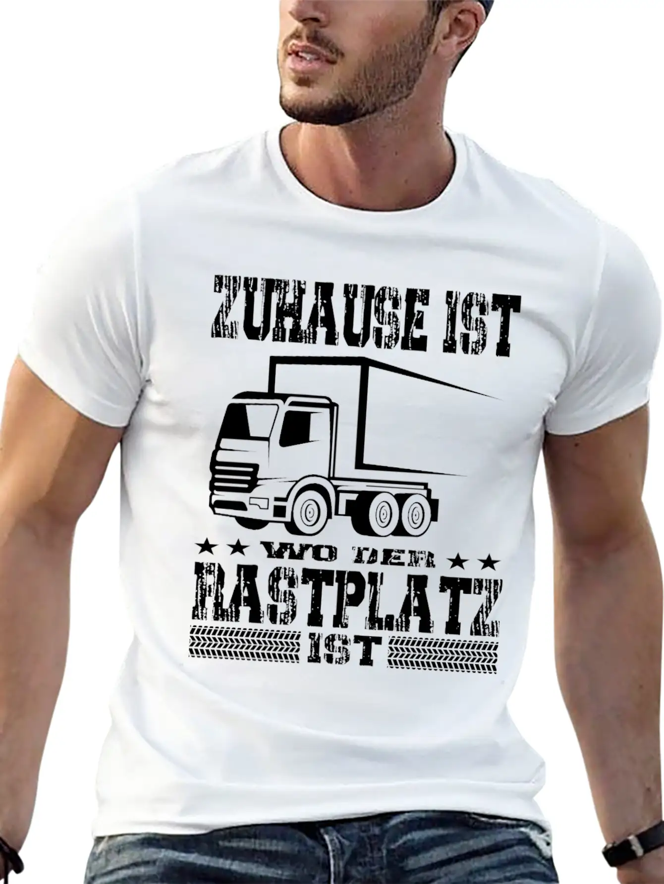 Truck Driver Stylish Everyday T-Shirt – Unisex Basic Cotton Tee