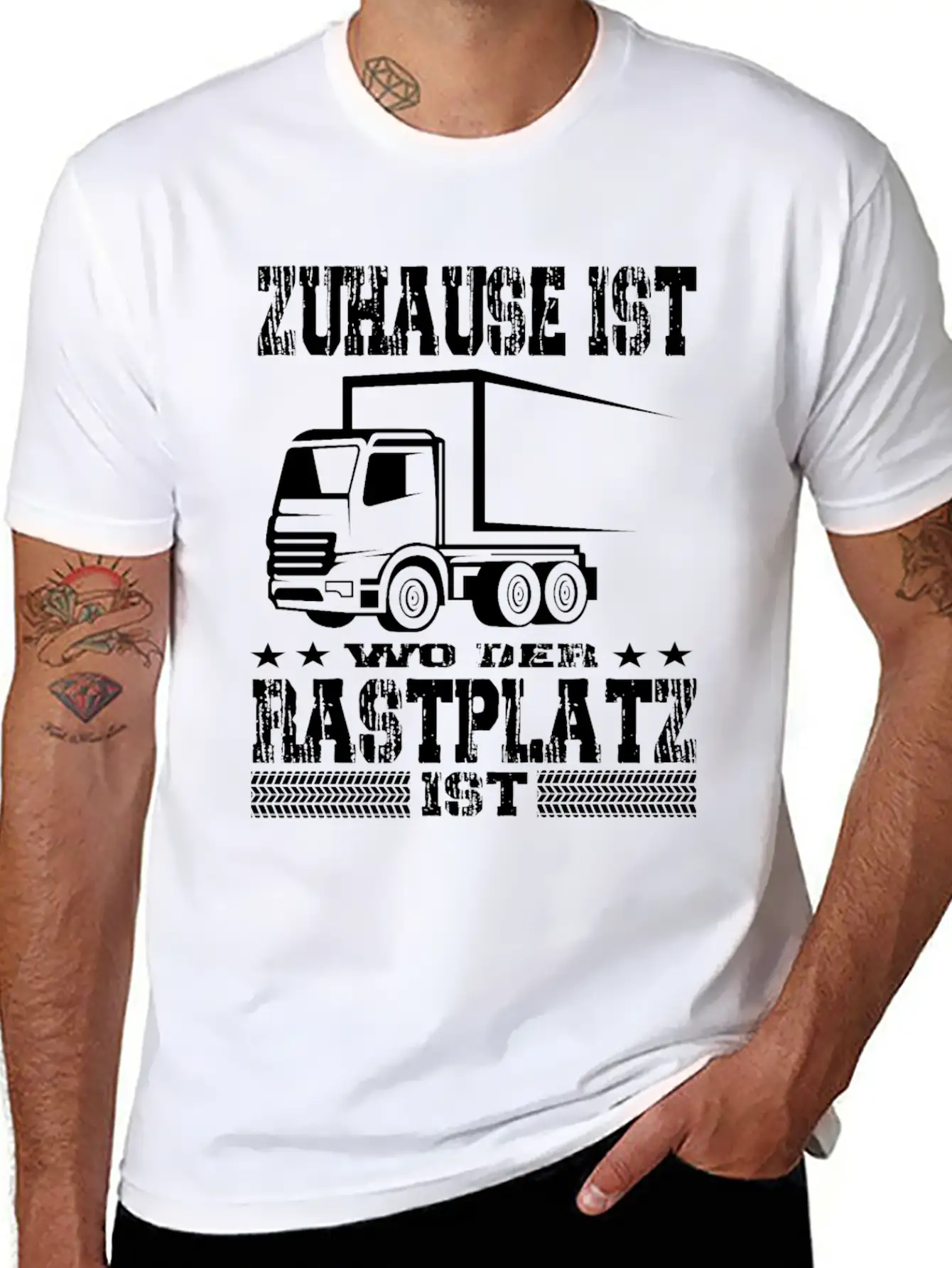 Truck Driver Stylish Everyday T-Shirt – Unisex Basic Cotton Tee