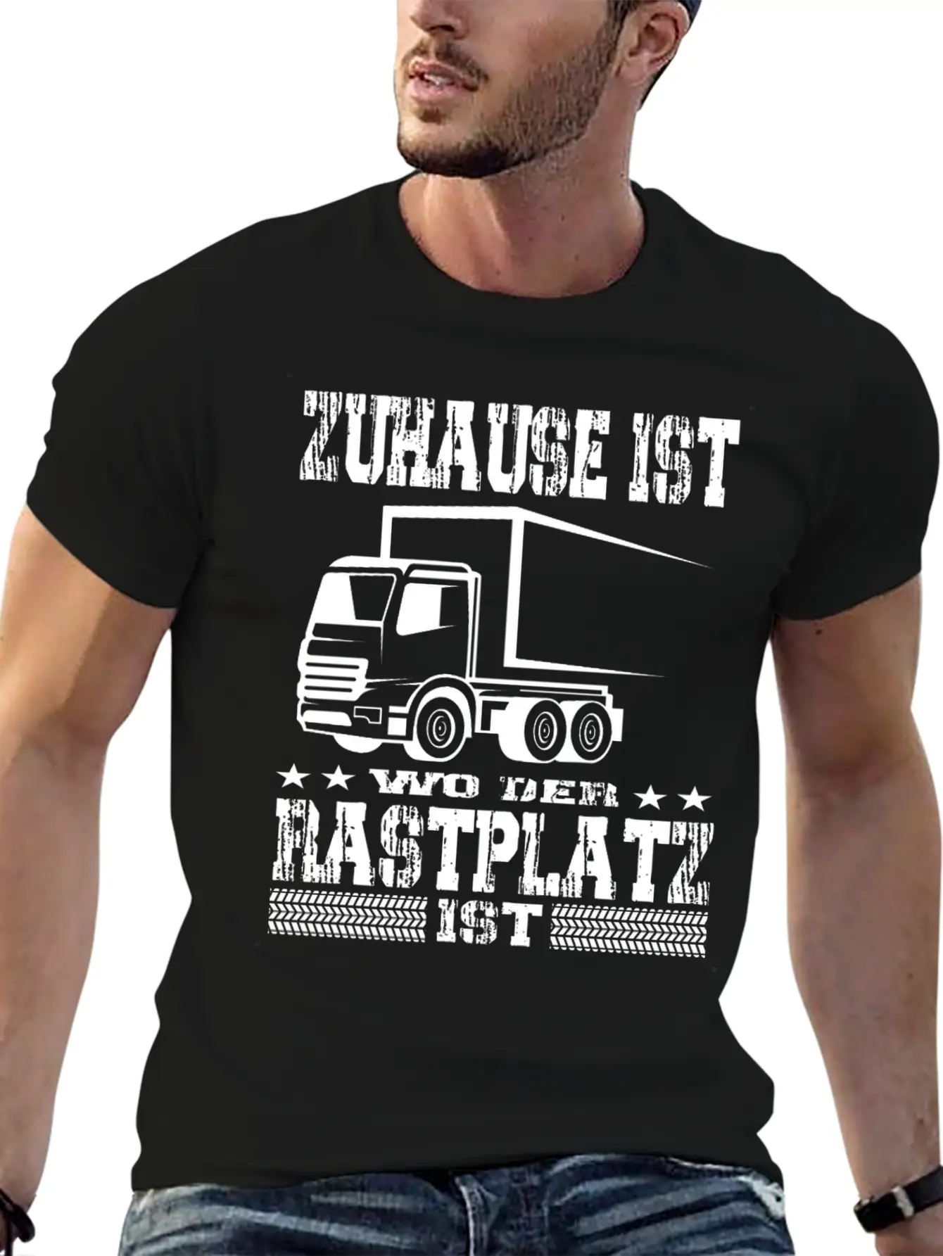 Truck Driver Stylish Everyday T-Shirt – Unisex Basic Cotton Tee