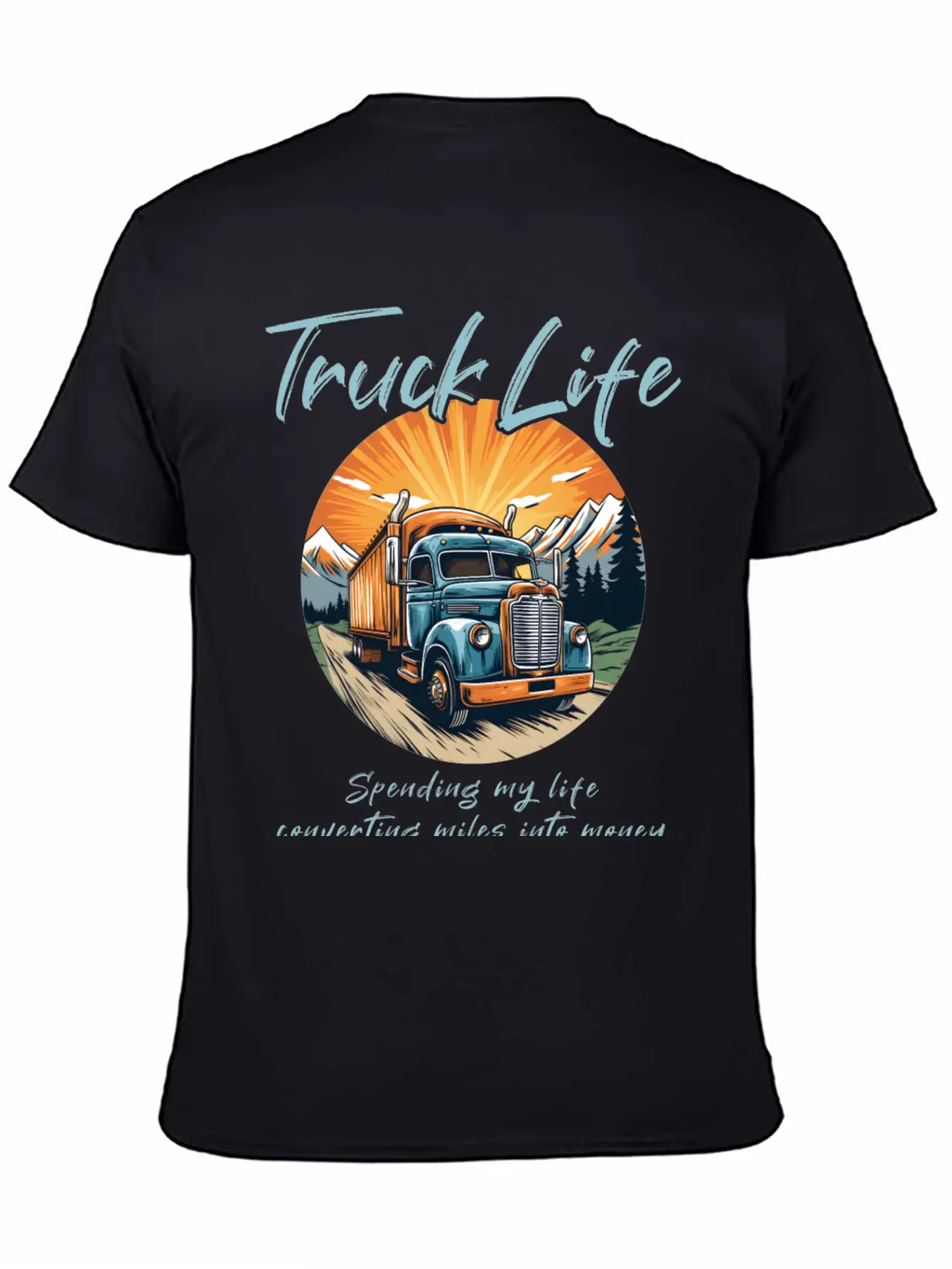 Truck Driver Trucker Casual Graphic T-Shirt – Simple And Comfortable Daily Wear