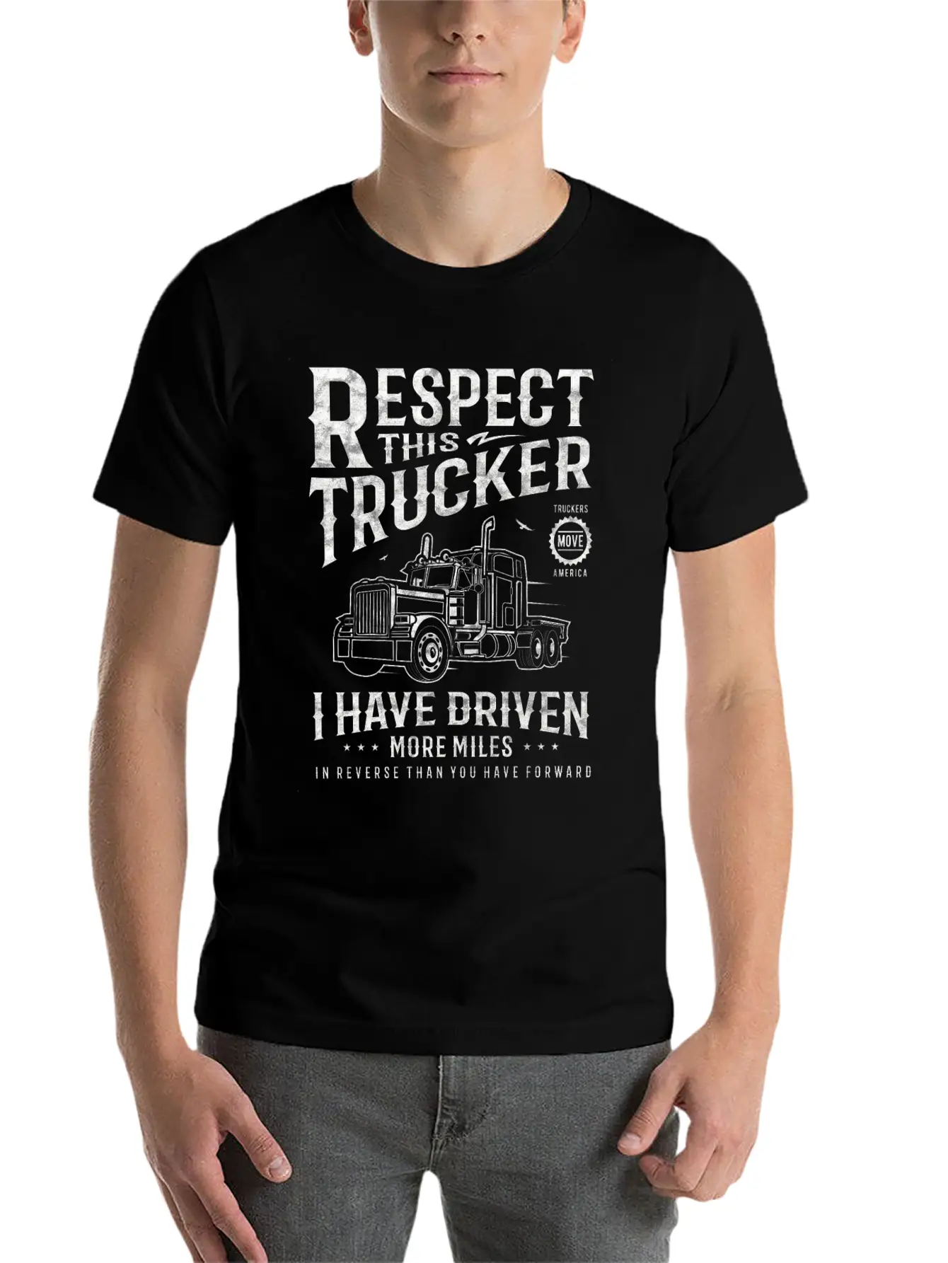 Truck Driver Trucker Stylish Everyday T-Shirt – Unisex Basic Cotton Tee