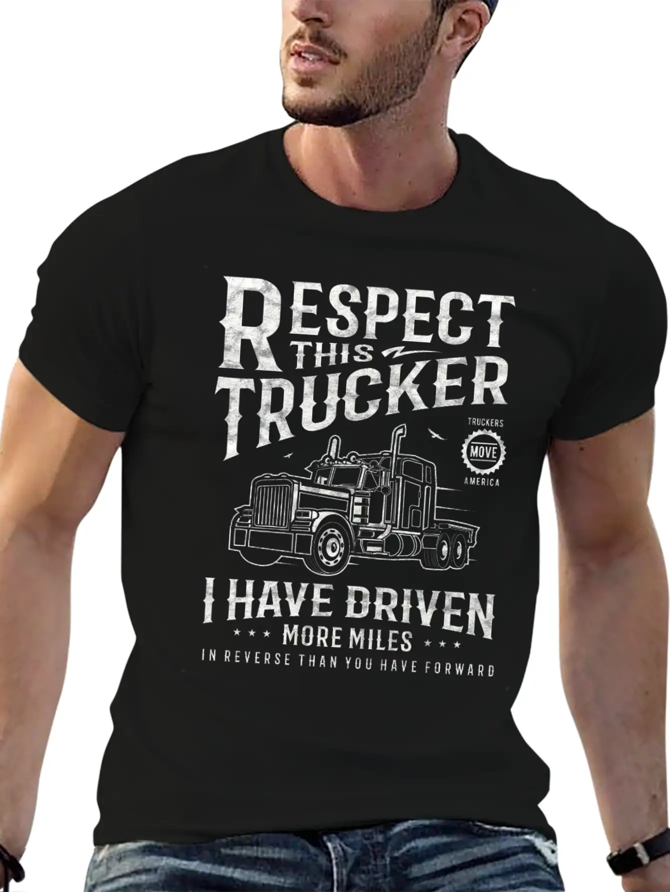 Truck Driver Trucker Stylish Everyday T-Shirt – Unisex Basic Cotton Tee